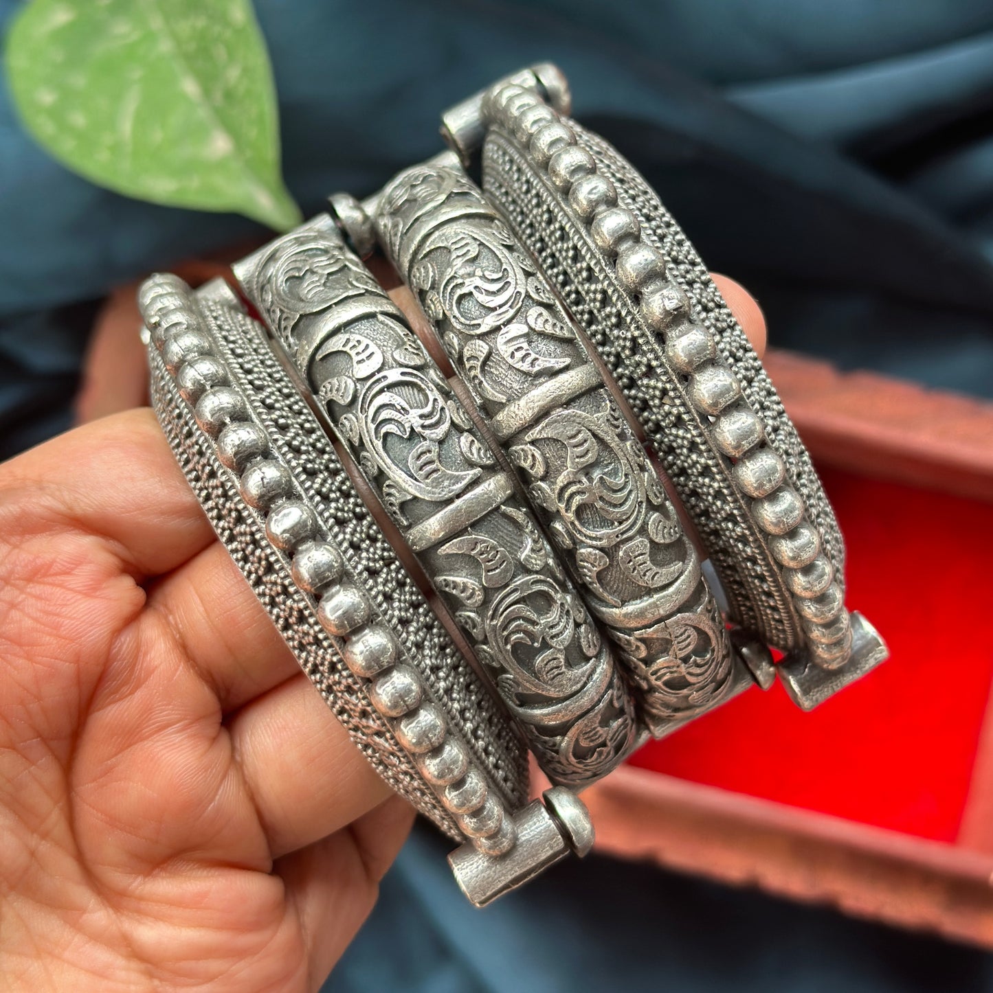 Devi Stack / kada 4- piece Set - Bloom - By Sushmita