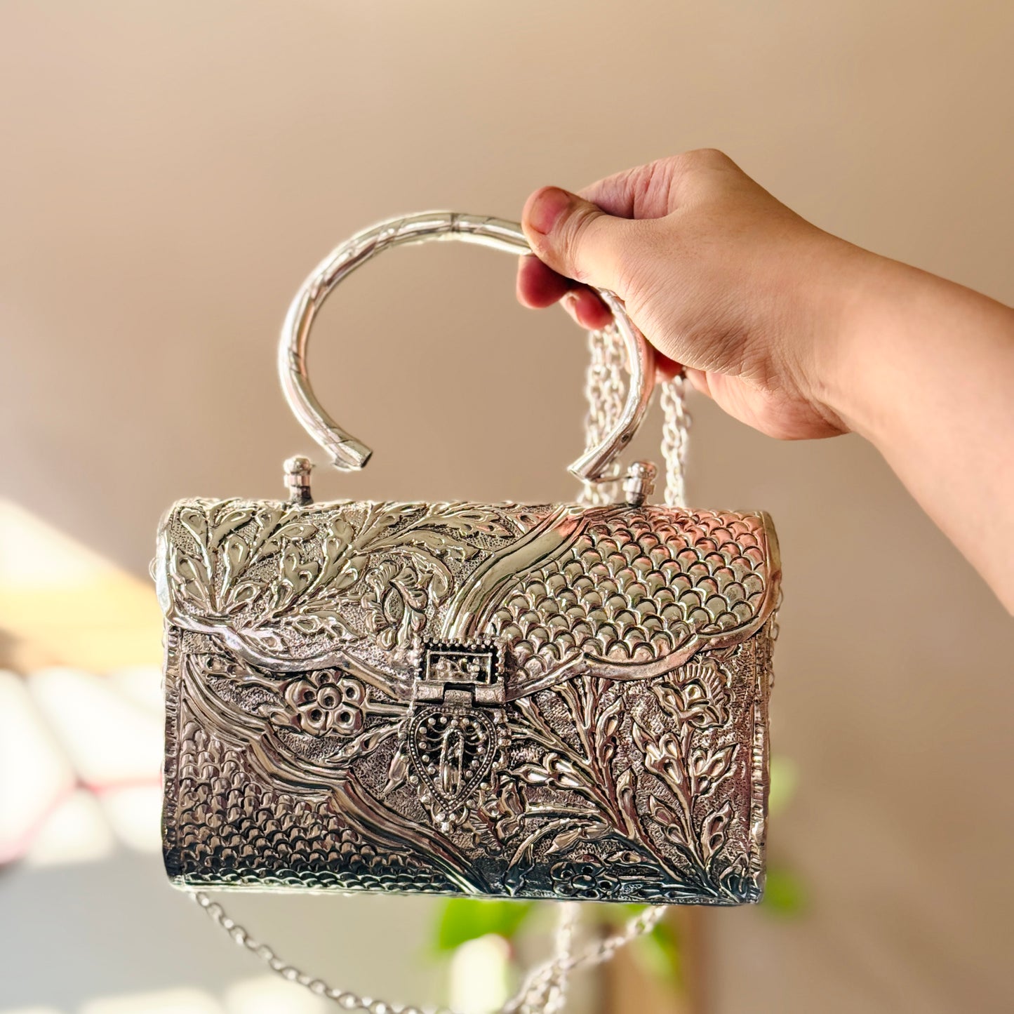 Chaandi bags | Silver purse