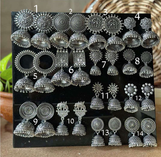Daily-Wear Jhumka |pick any five for 999 | AUTOMATIC DISCOUNT ON CHECKOUT - Bloom - By Sushmita