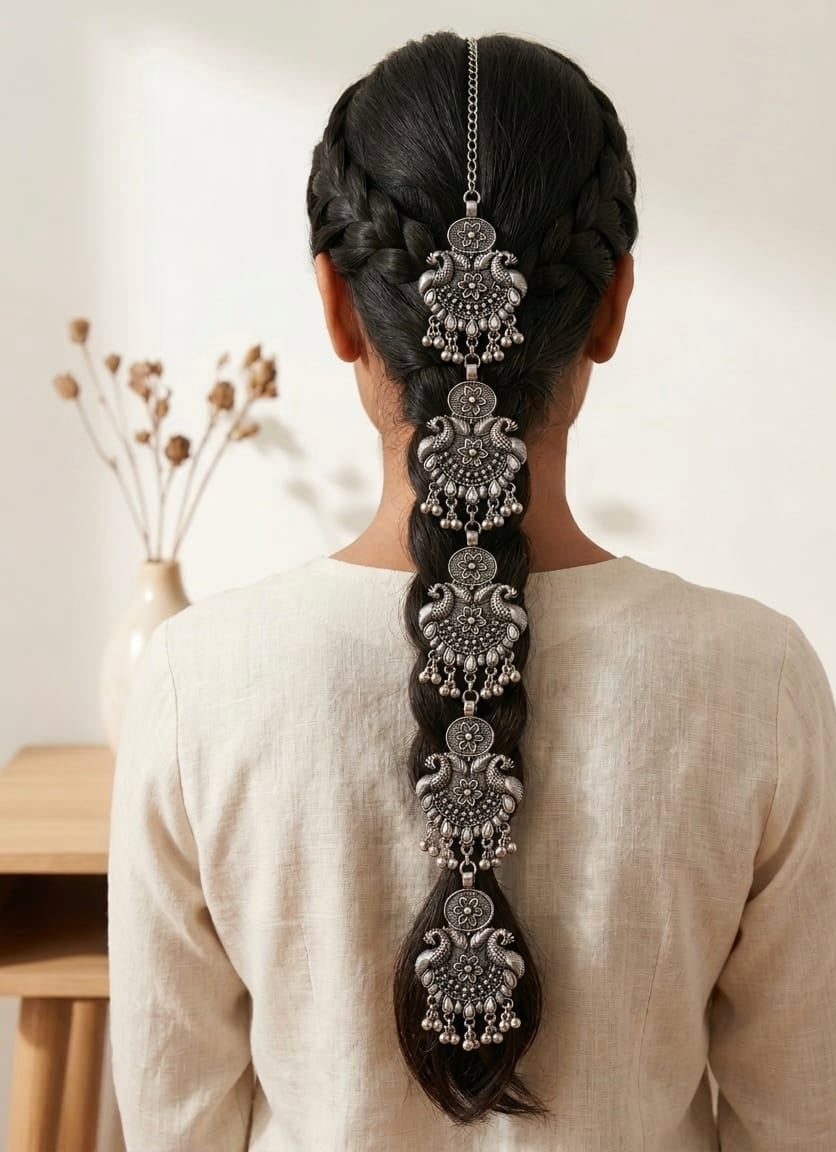 Silver Hair Chain - Choti Phool