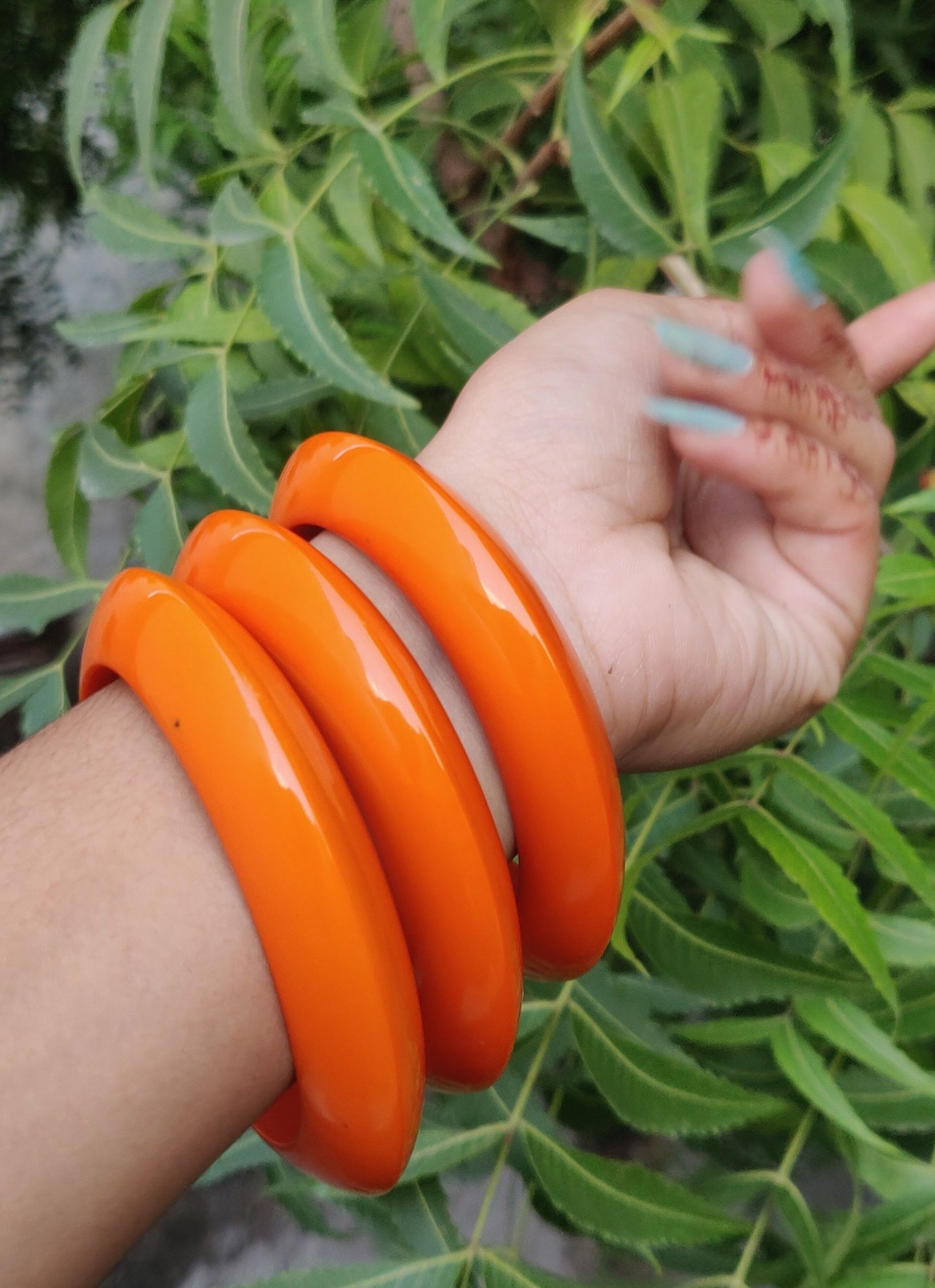 Resin Bracelet Stack / kada 3- piece set
