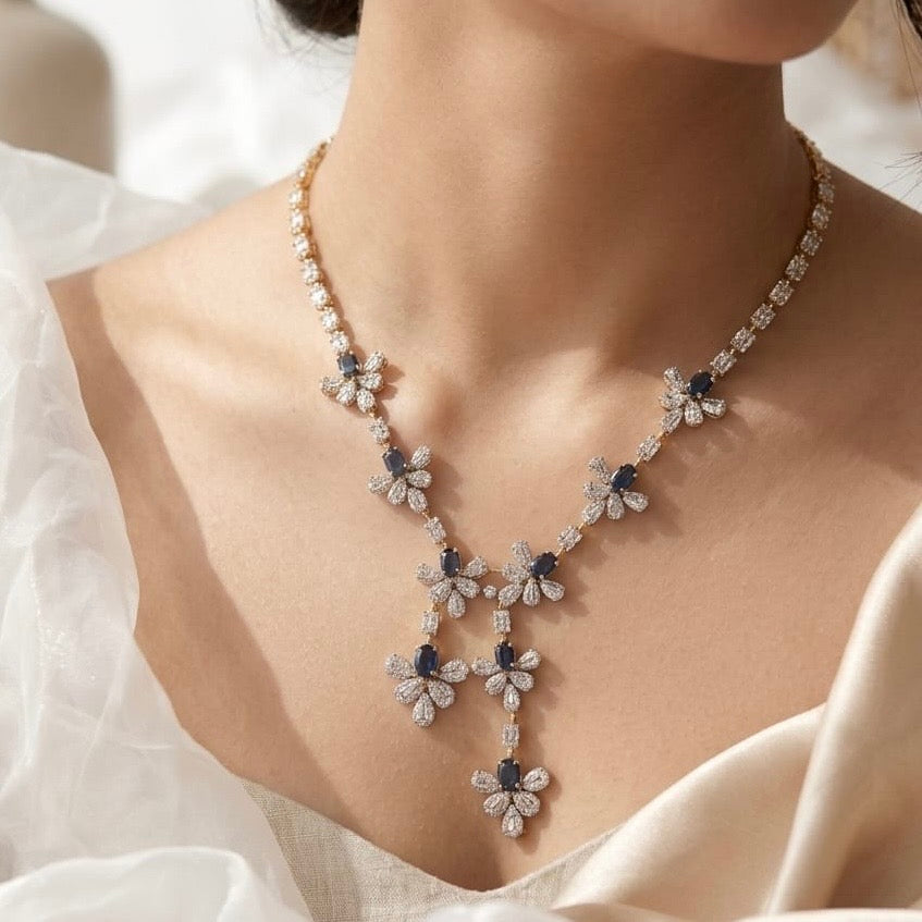 American diamond Necklace set