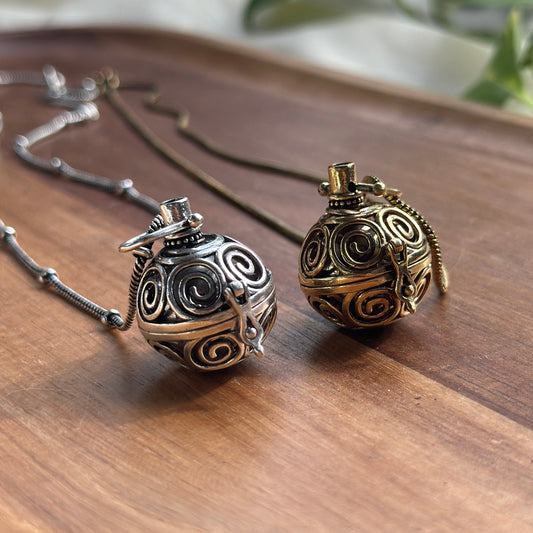 Harmony Ball locket with chain | Scent locket | perfume necklace - Bloom - By Sushmita