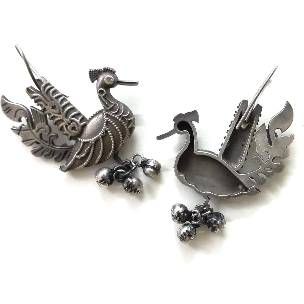 Kiara Peacock Hanging Earrings - Bloom - By Sushmita