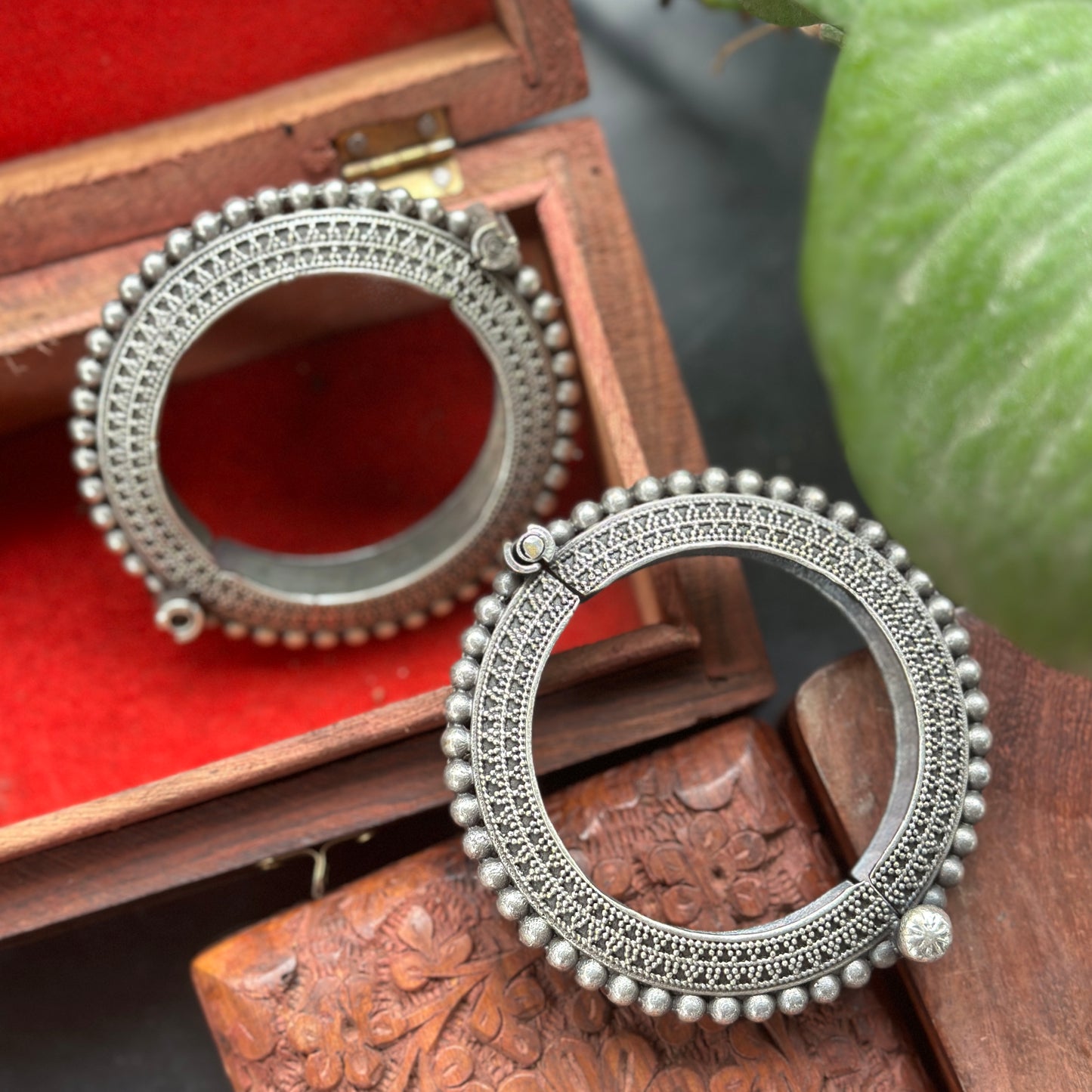 Devi | Statement Kada Bracelet | Timeless bracelet - Bloom - By Sushmita