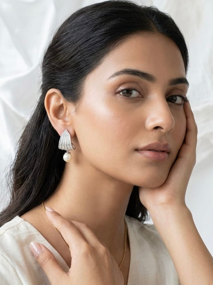 American Diamond Solitaire earrings