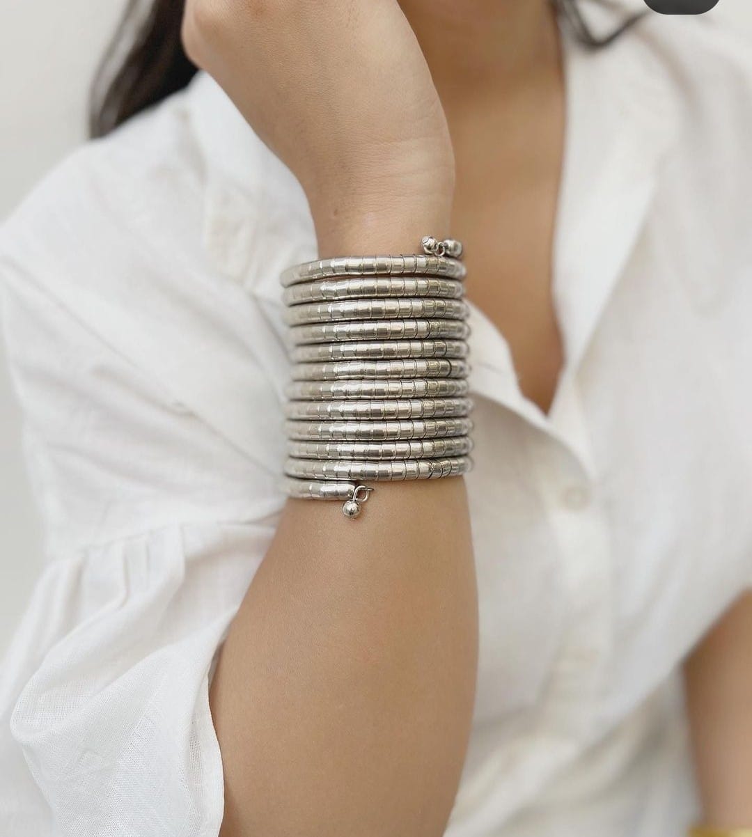 Coil Bracelet | Hand cuff - Bloom - By Sushmita