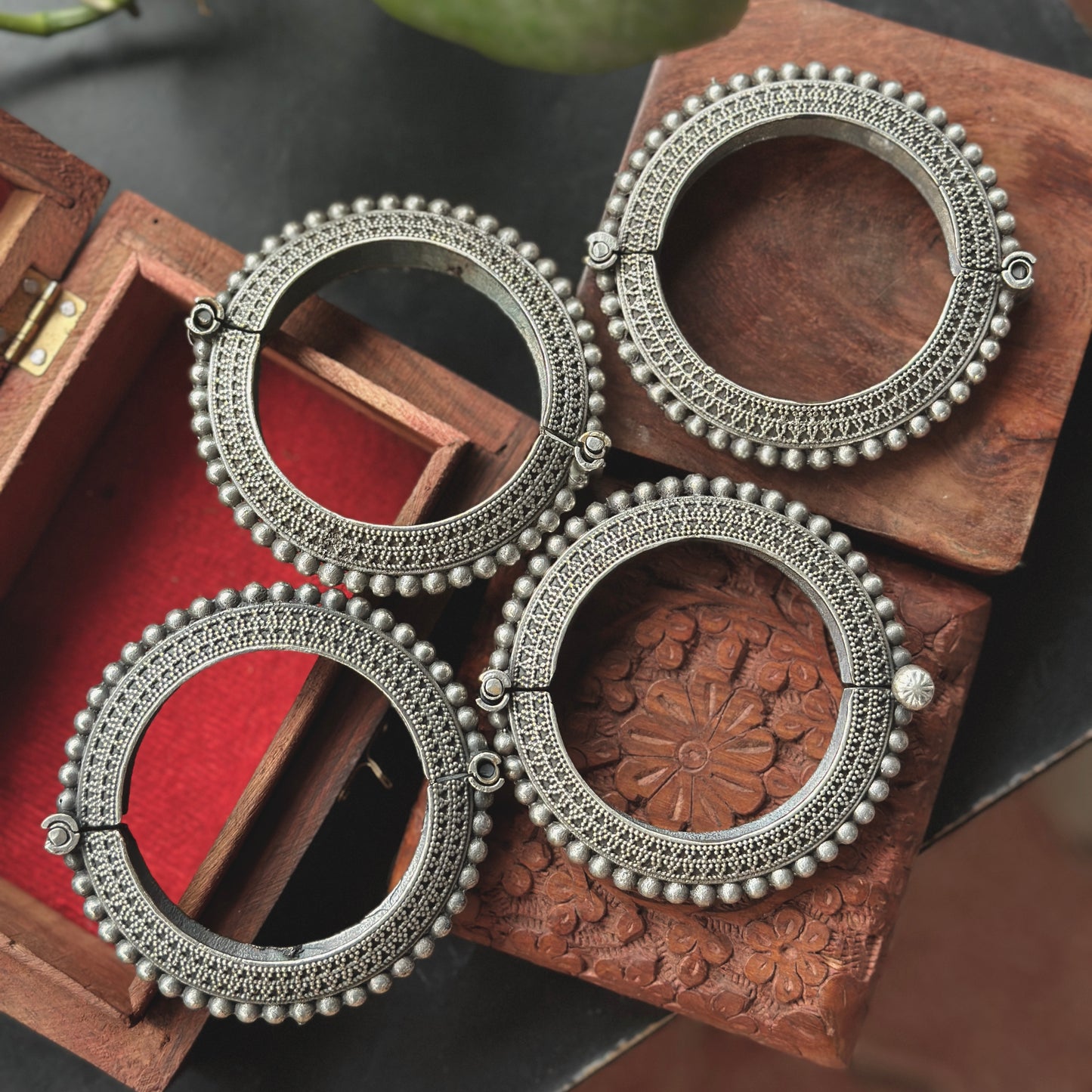 Devi | Statement Kada Bracelet | Timeless bracelet - Bloom - By Sushmita