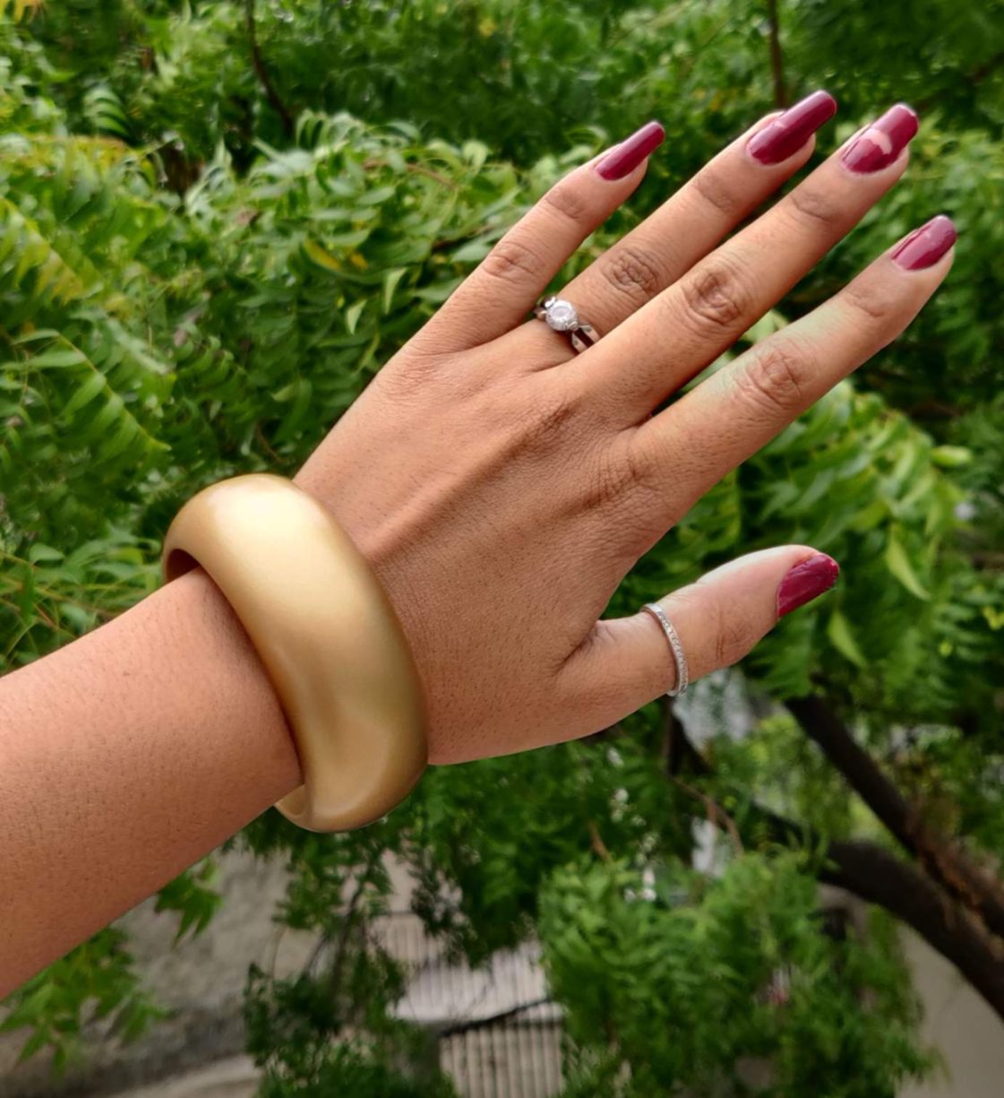 Resin chunky Golden Bangles / Bracelet