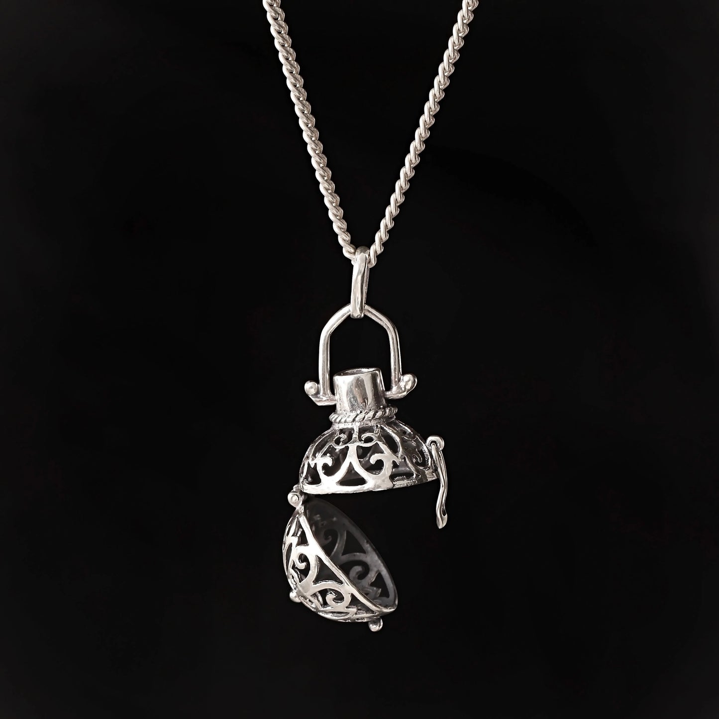 Harmony Ball locket with chain | Scent locket | perfume necklace - Bloom - By Sushmita