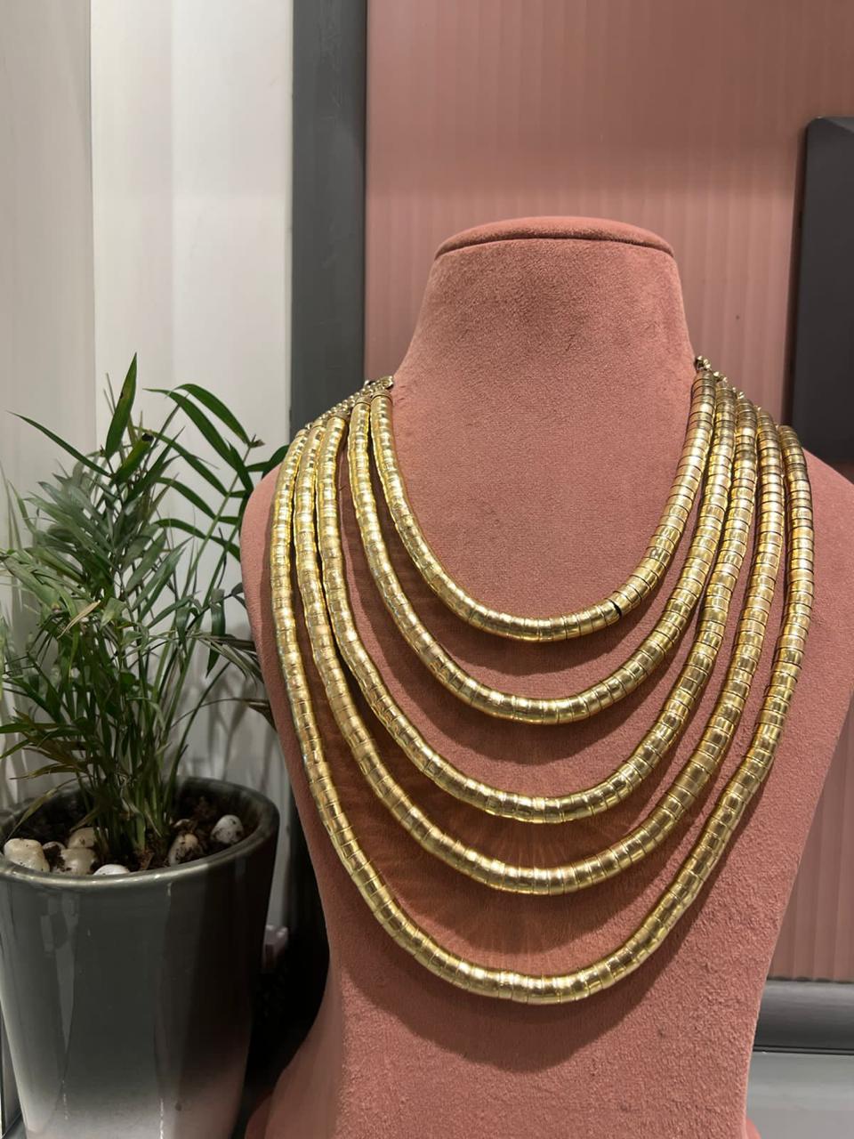 STATEMENT LAYERED NECKPIECE - Bloom - By Sushmita