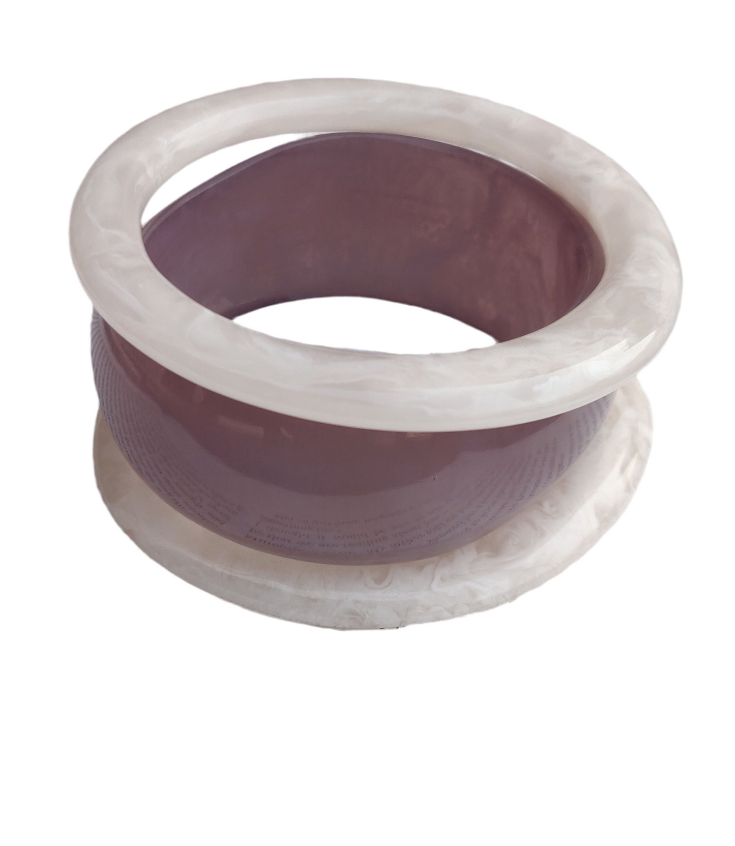 Resin Bracelet Stack / kada 3- piece set