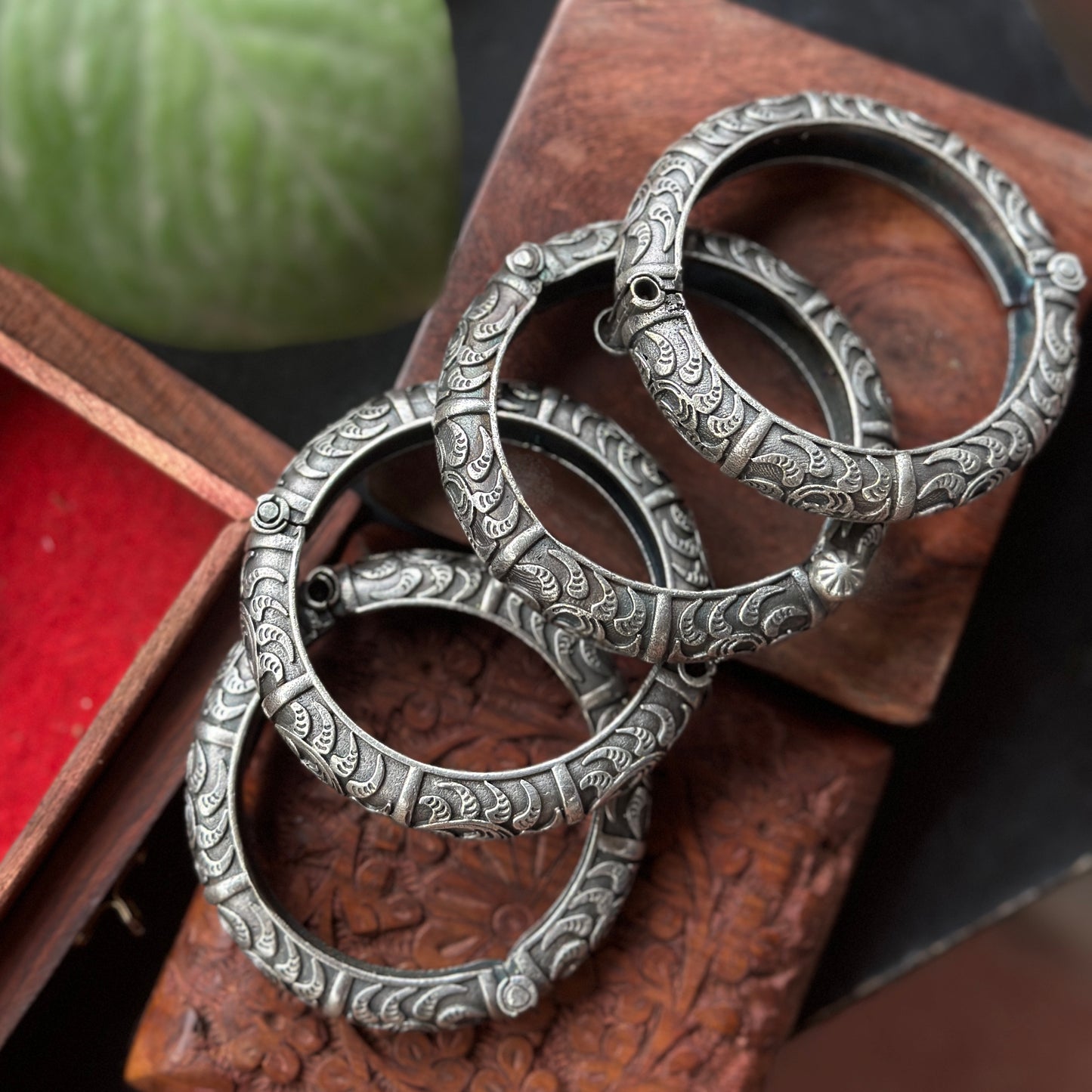 Devi | Statement Kada Bracelet | Timeless bracelet - Bloom - By Sushmita