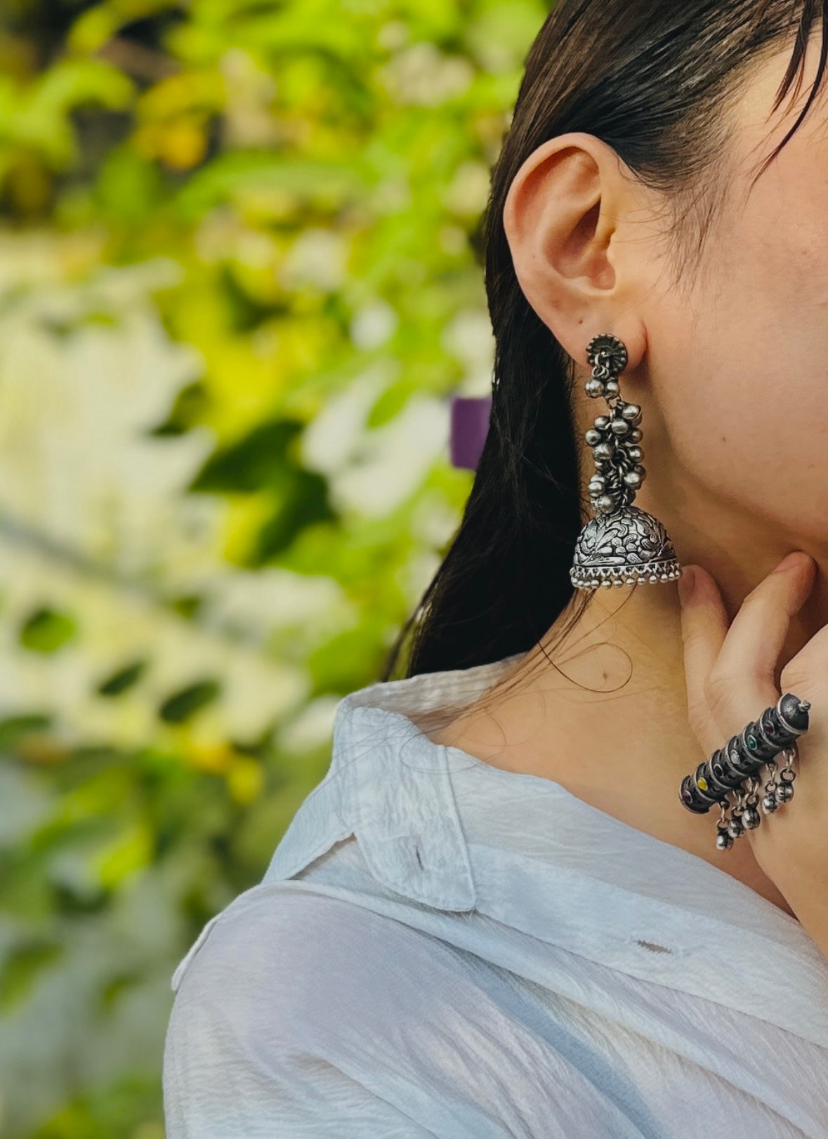 GUNJAN JHUMKA | ghungroo - Bloom - By Sushmita