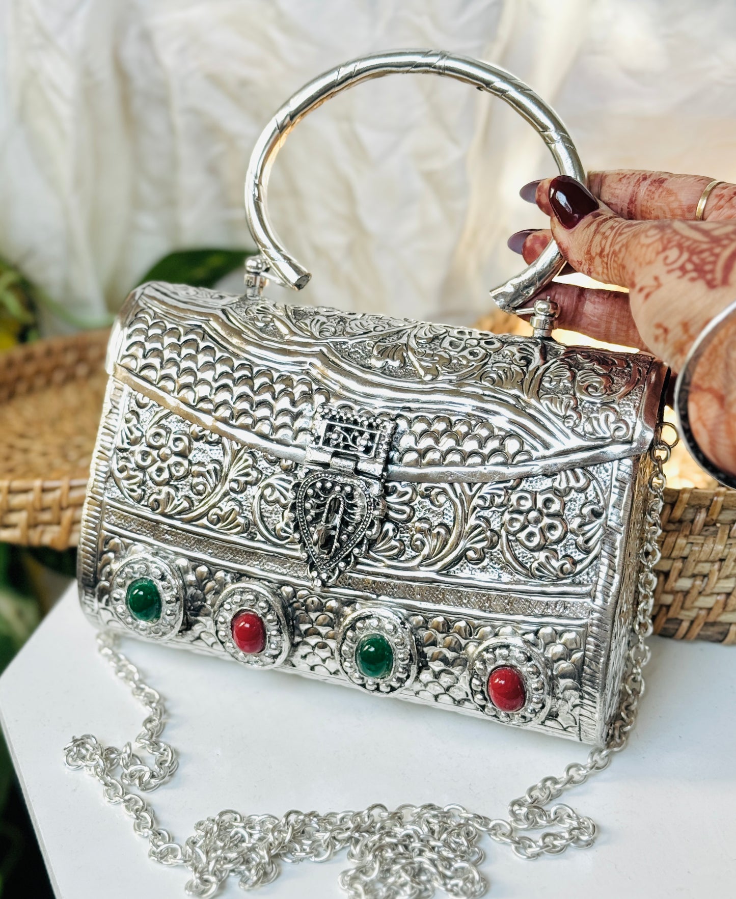 Chaandi bags | Silver purse