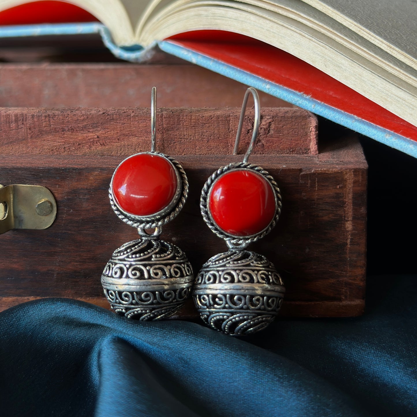 Candy 🍭 Jhumki | Monalisa Stone Jhumka / Hangings - Bloom - By Sushmita