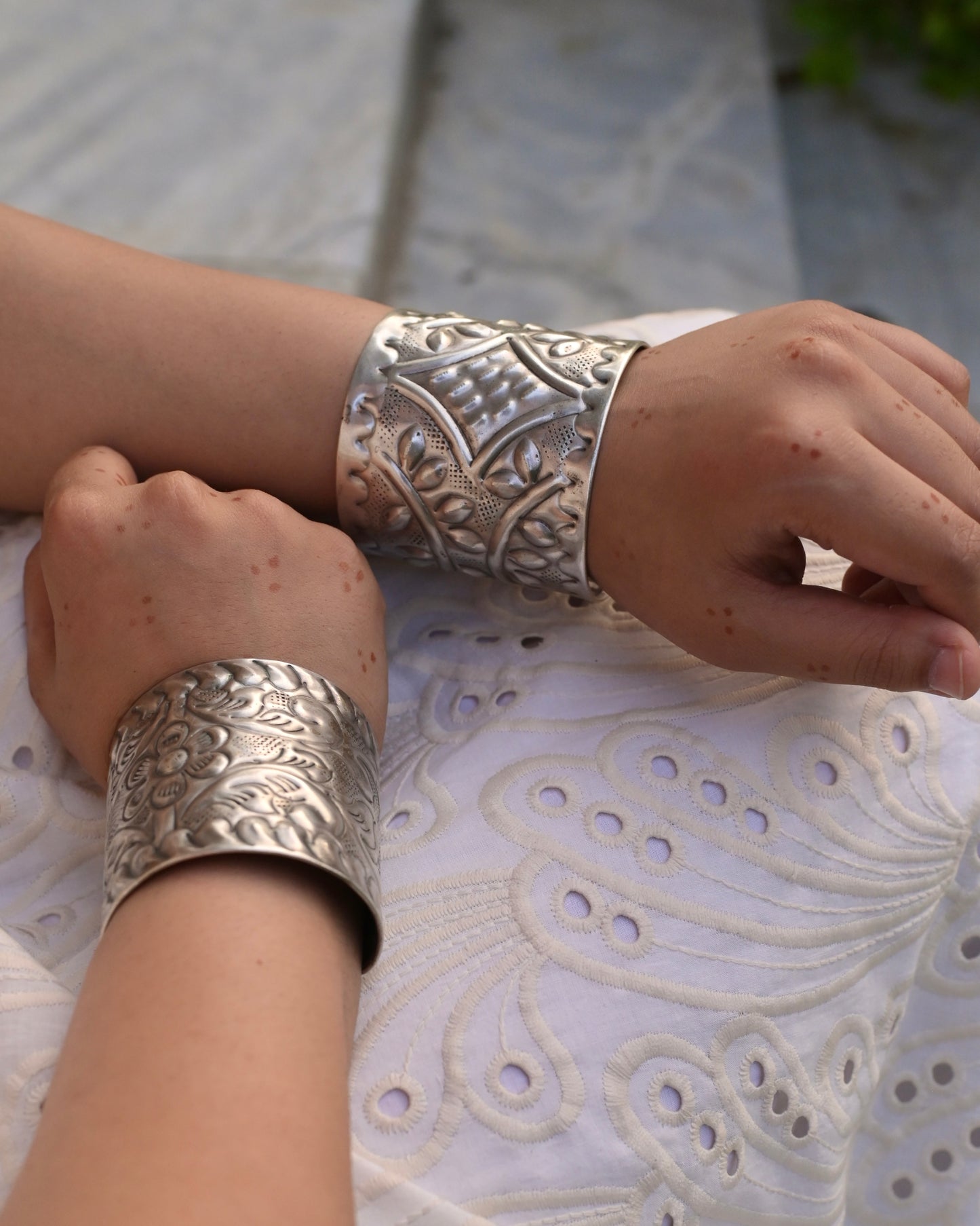Antique Statement Kada Bracelet - Hand cuff | Timeless bracelet