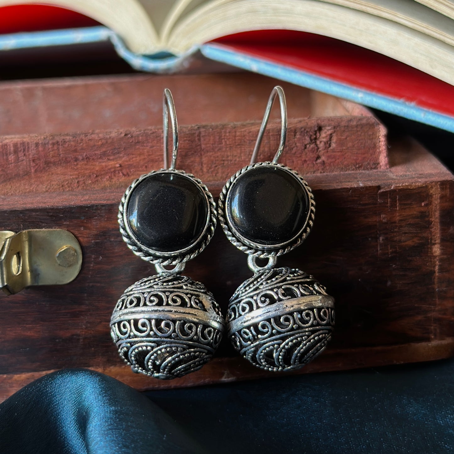Candy 🍭 Jhumki | Monalisa Stone Jhumka / Hangings - Bloom - By Sushmita