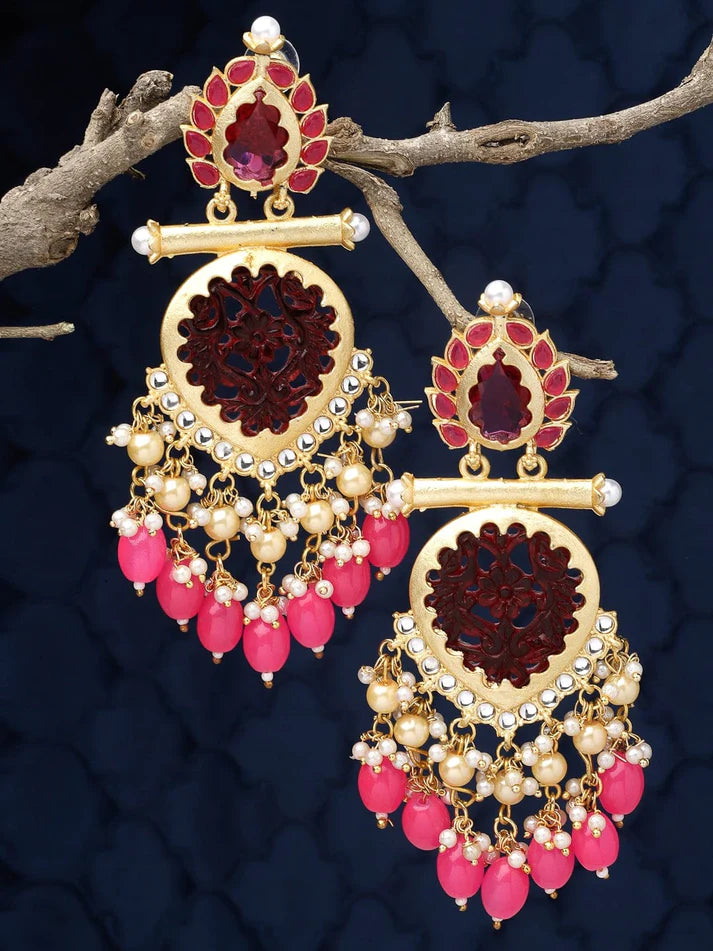 INAYAT Stone Earrings - Bloom - By Sushmita