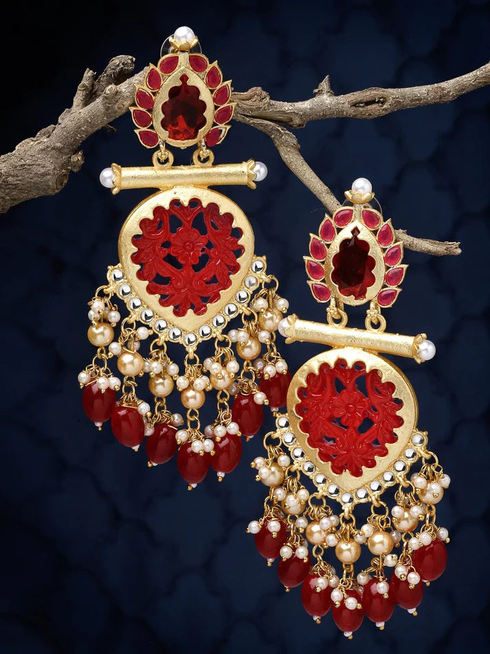 INAYAT Stone Earrings - Bloom - By Sushmita