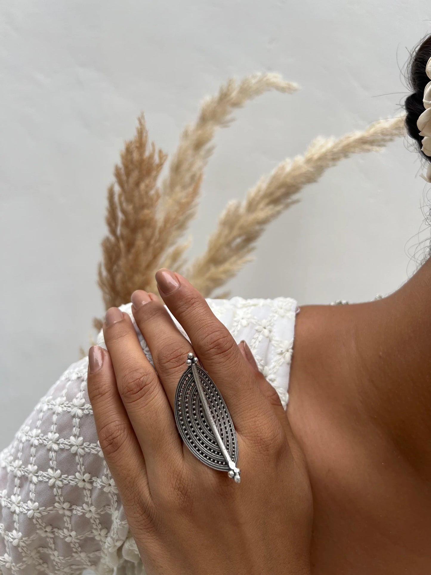 Moh Silver Ring - Bloom - By Sushmita