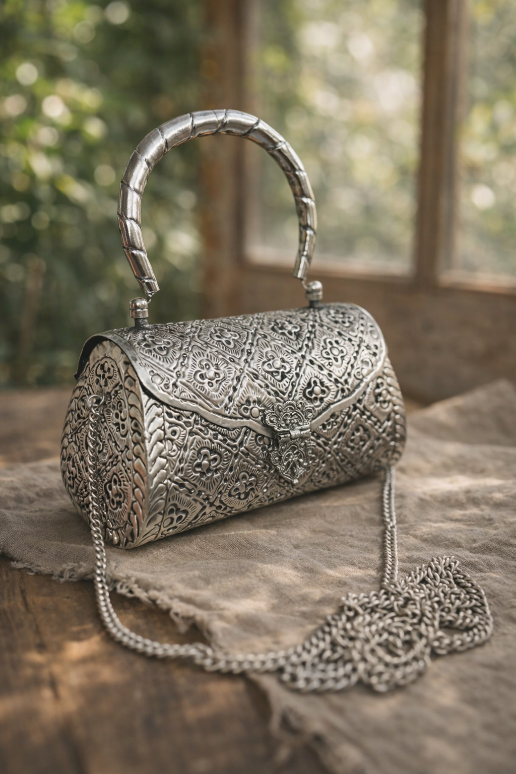 Chaandi bags | Silver purse