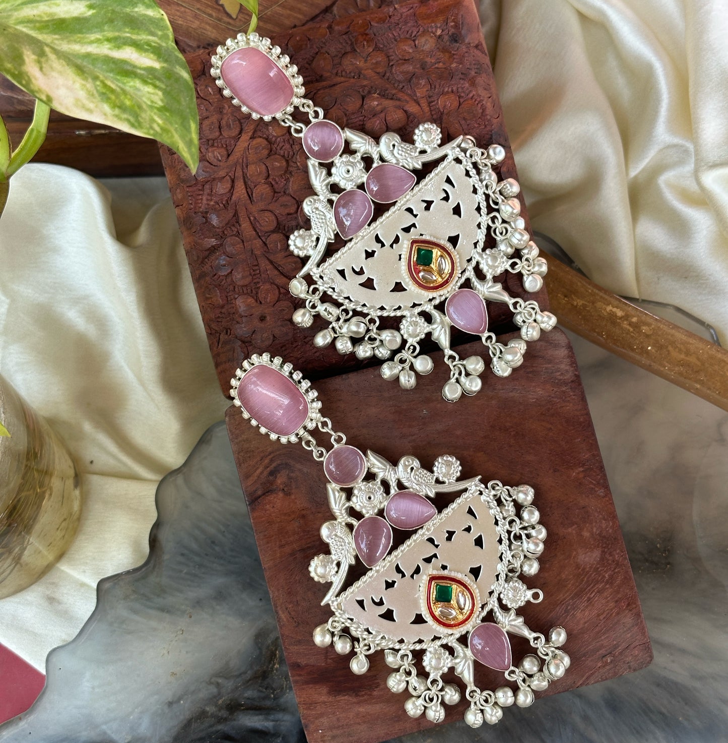 KAFOORI EARRINGS white pearl - Bloom - By Sushmita