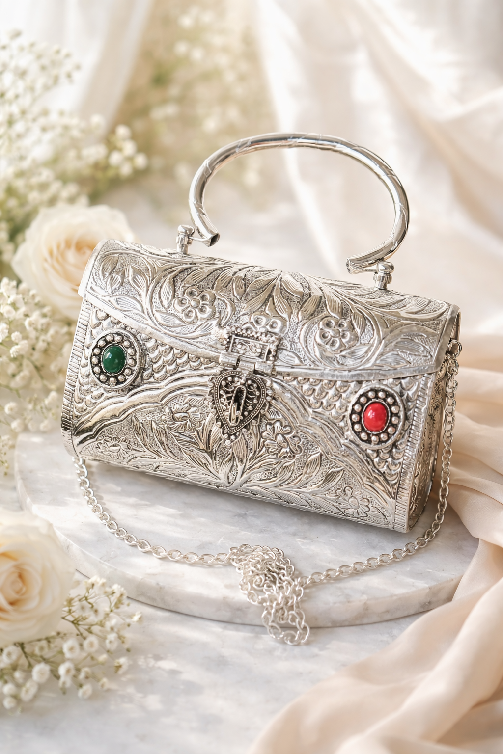 Chaandi bags | Silver purse