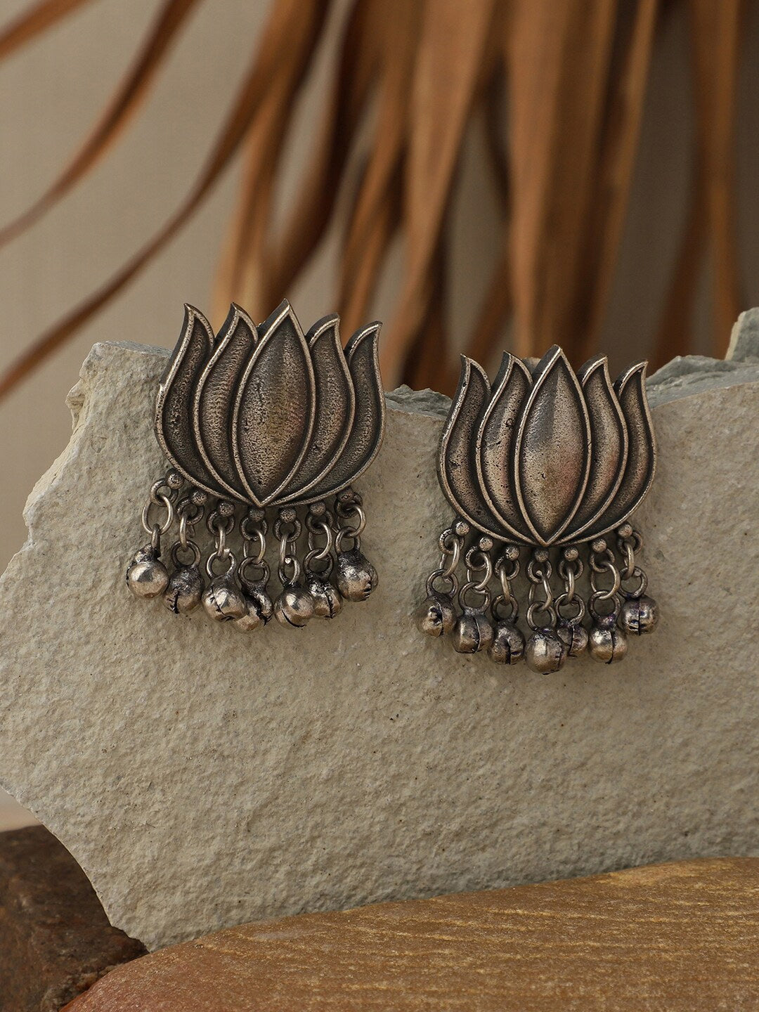 Lotus Statement Earrings