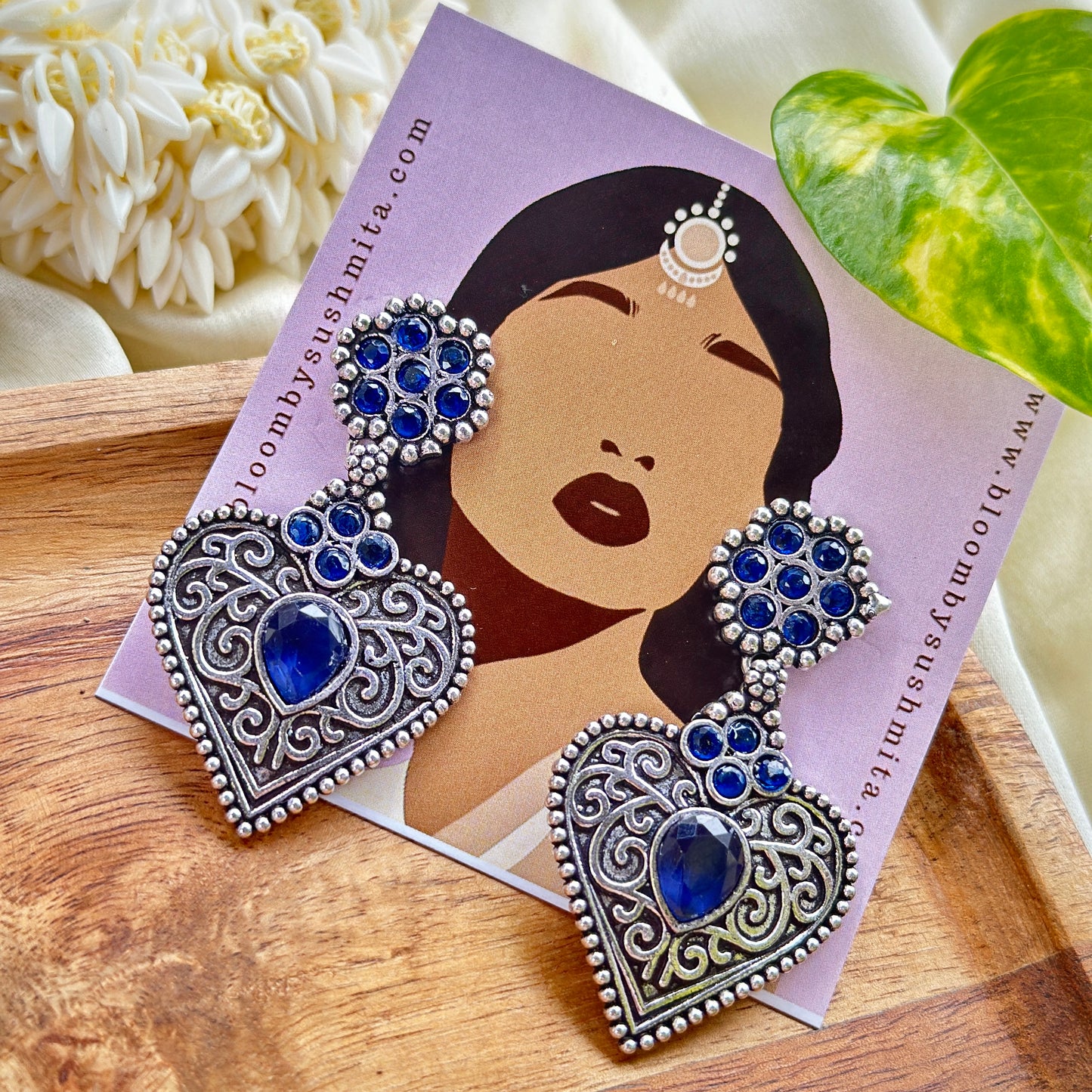 Color Stone Earrings - Bloom - By Sushmita