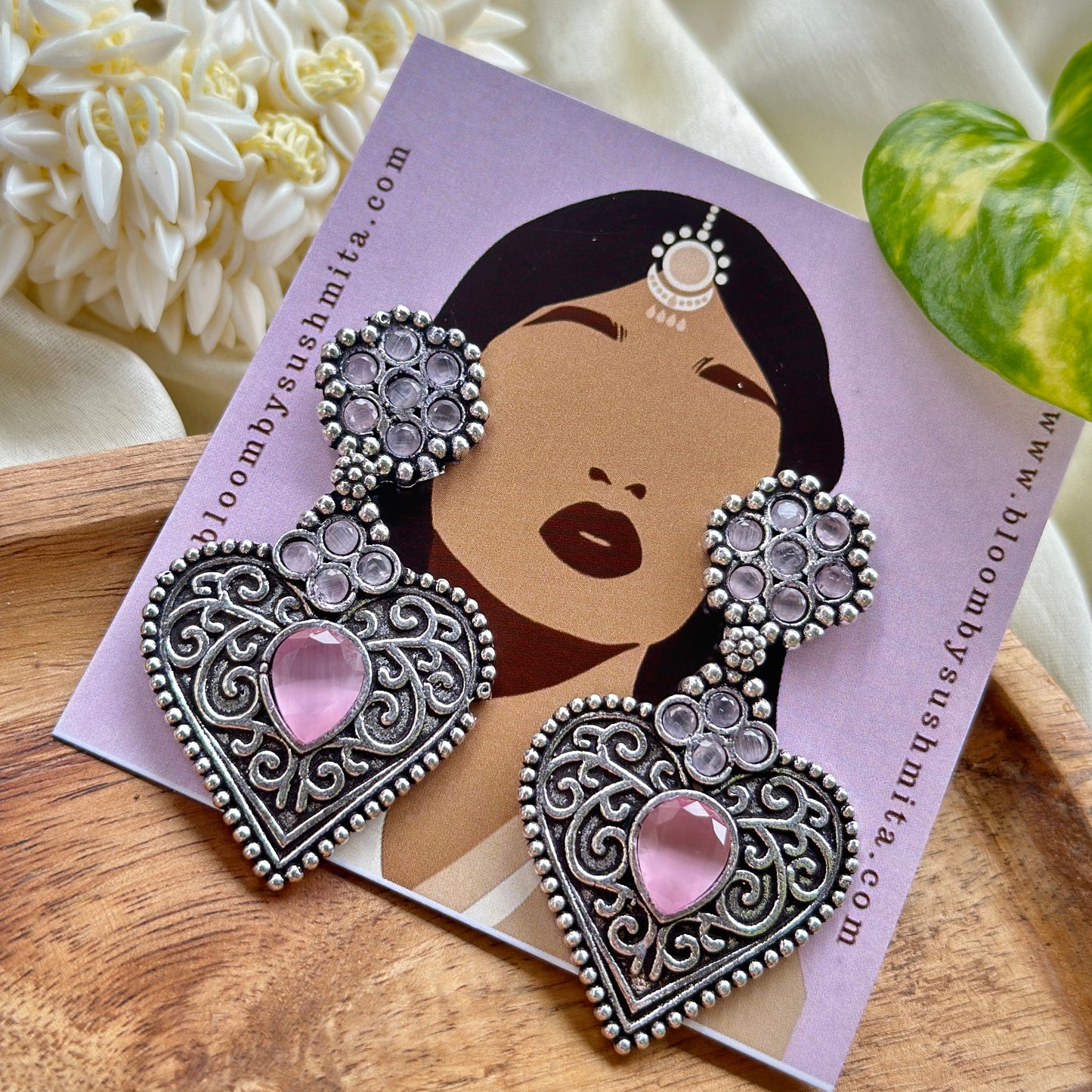 Color Stone Earrings - Bloom - By Sushmita