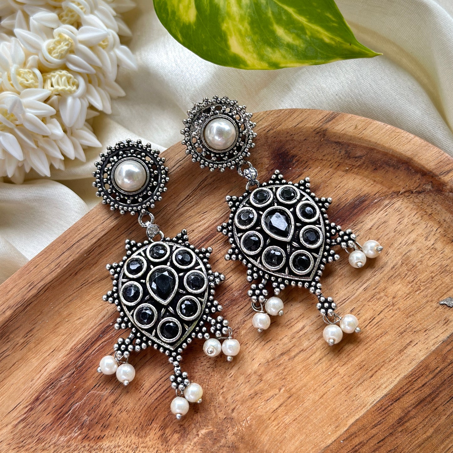 Color Stone Earrings - Bloom - By Sushmita