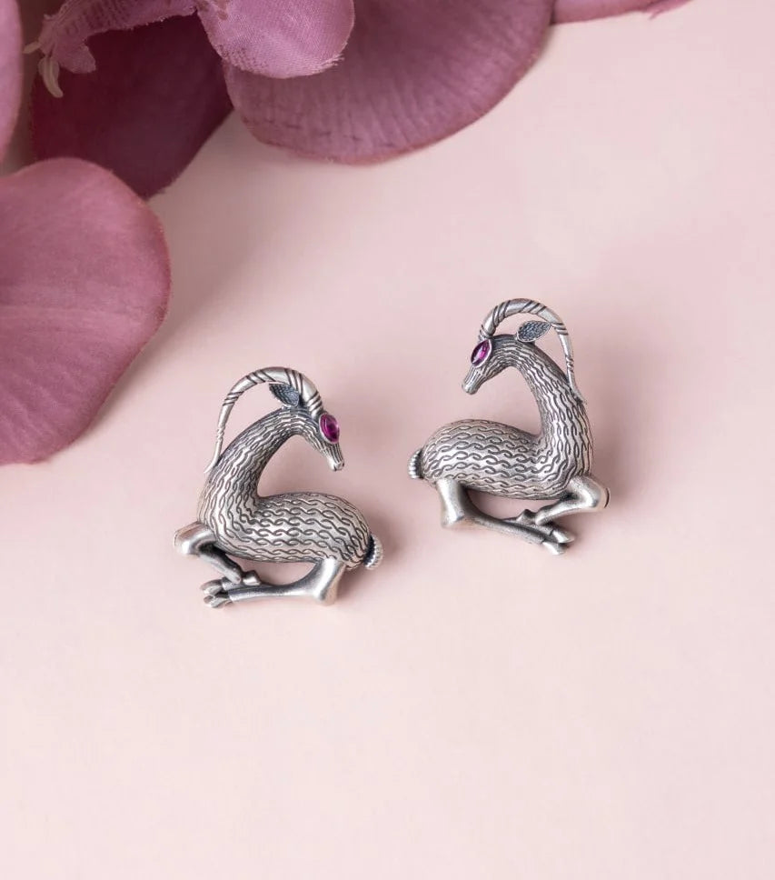 Bird Stud Earrings - Bloom - By Sushmita