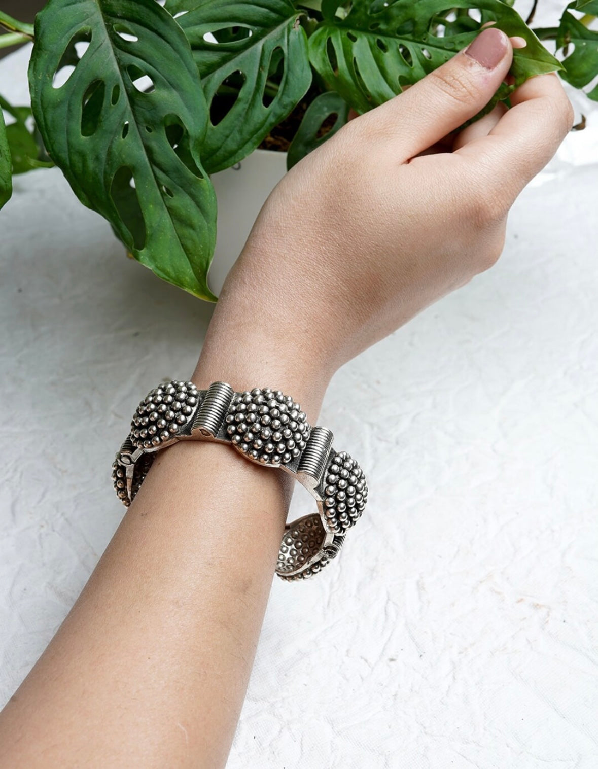 Statement kada / bracelet - Bloom - By Sushmita