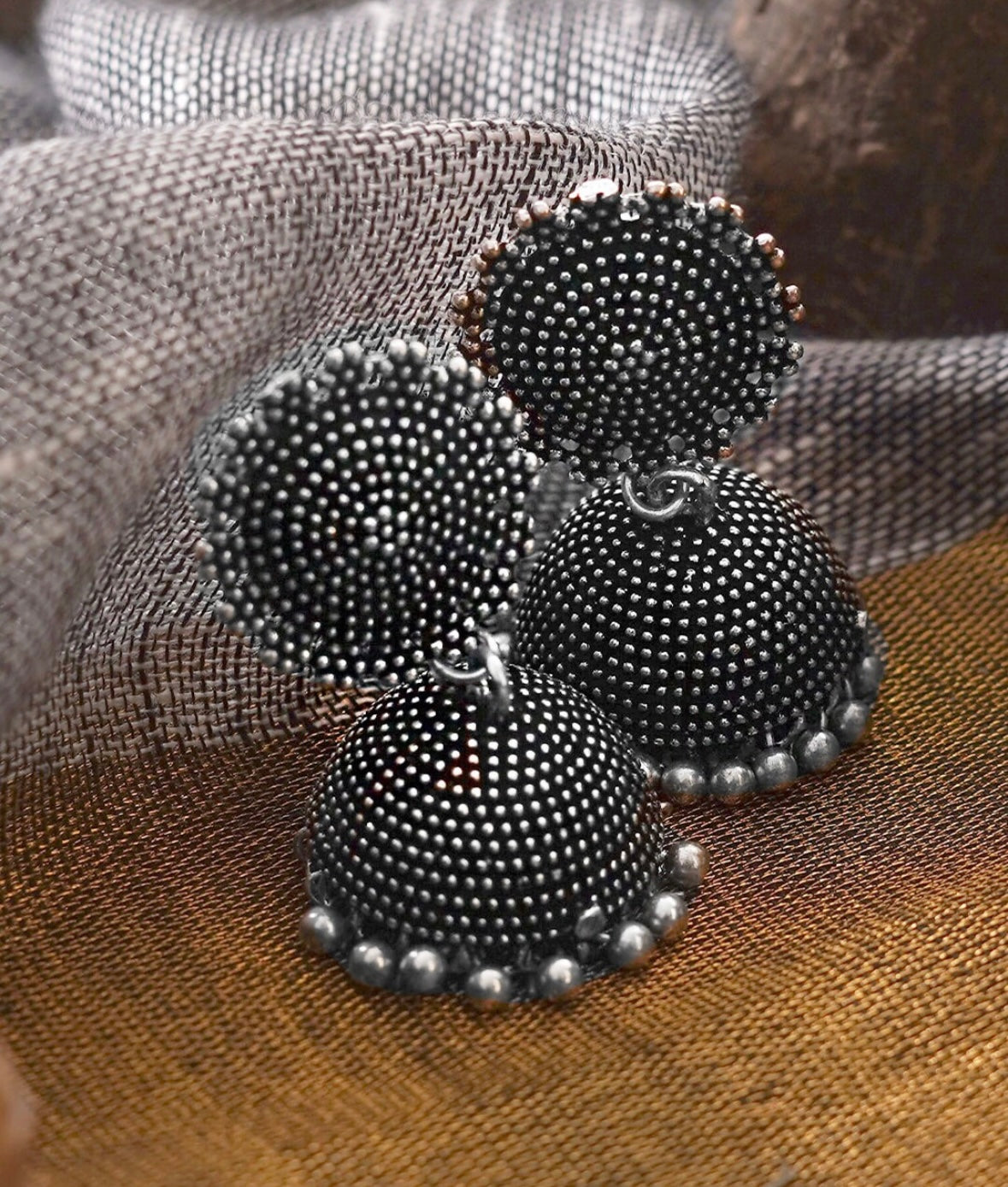 daily wear jhumka - Bloom - By Sushmita