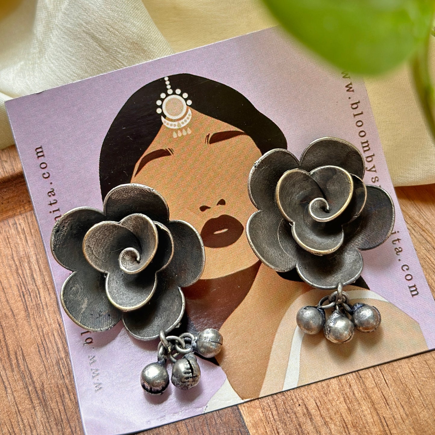 Flower Stud Earrings - Bloom - By Sushmita