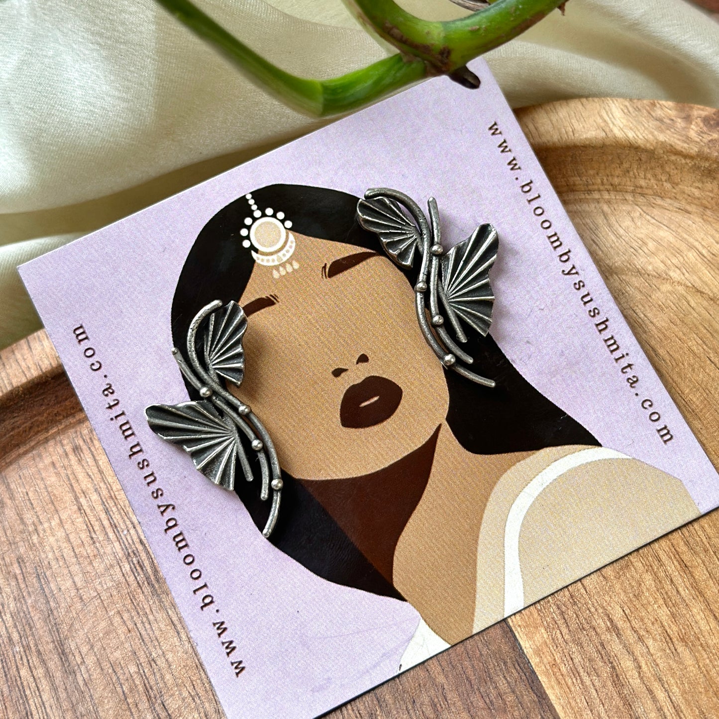Titli Silver Earrings - Bloom - By Sushmita