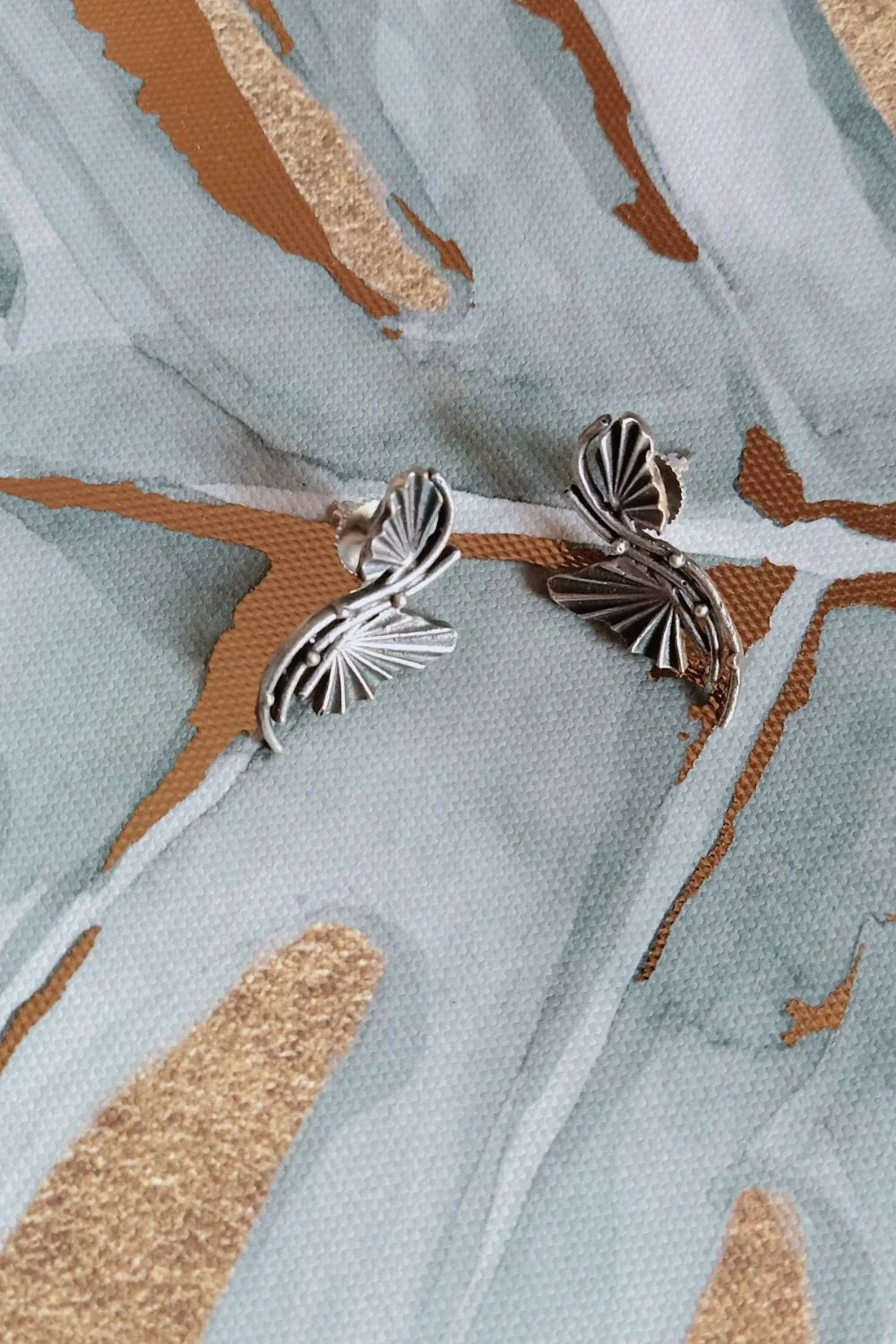 Titli Silver Earrings - Bloom - By Sushmita