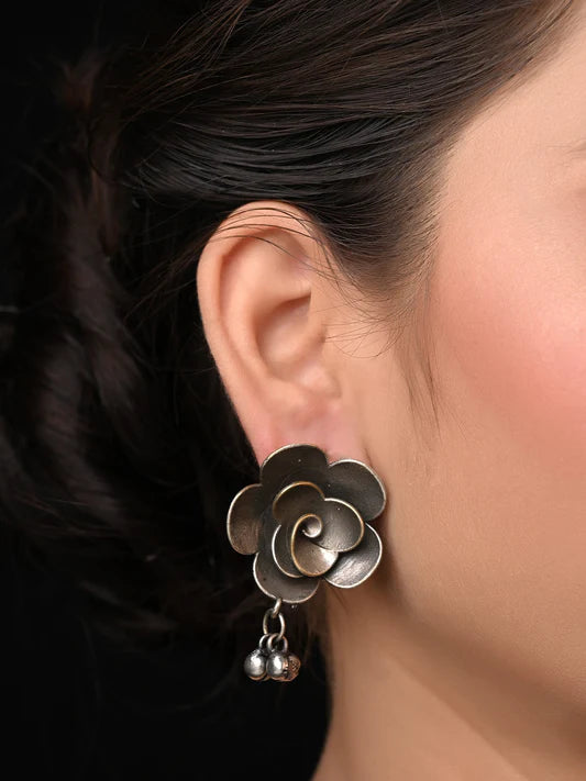 Flower Stud Earrings - Bloom - By Sushmita