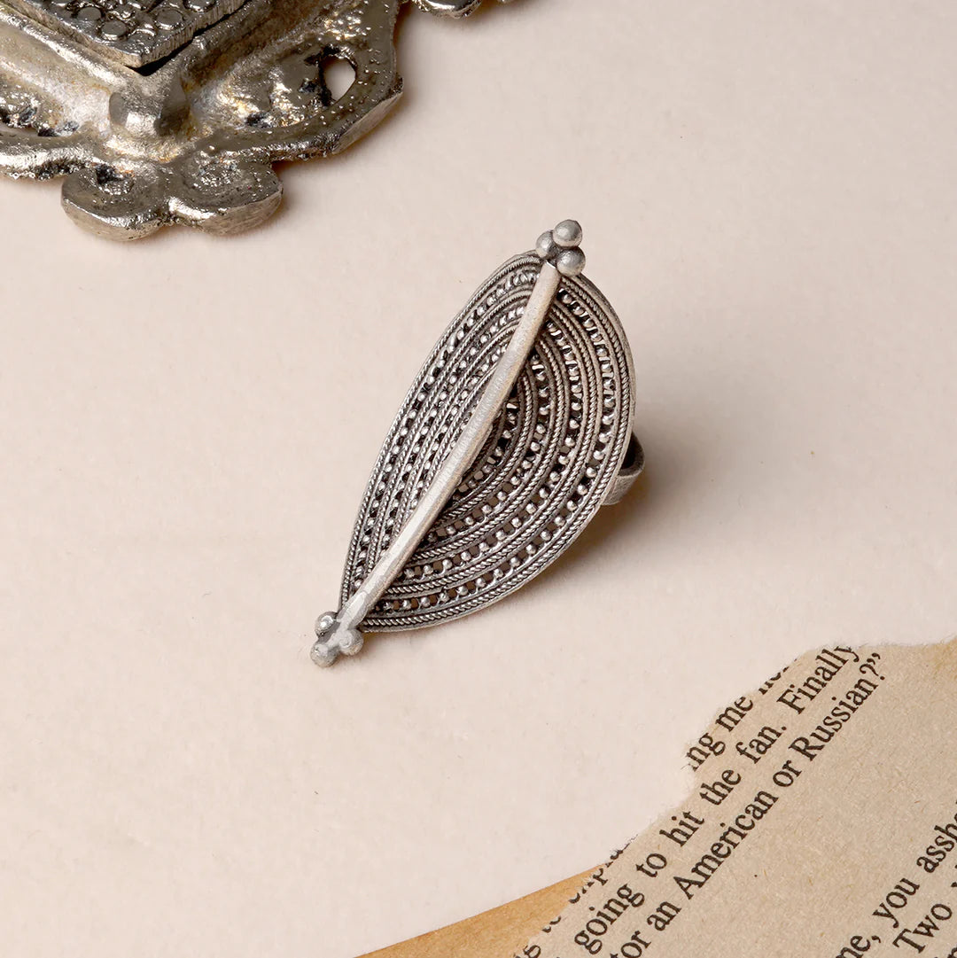 Moh Silver Ring - Bloom - By Sushmita