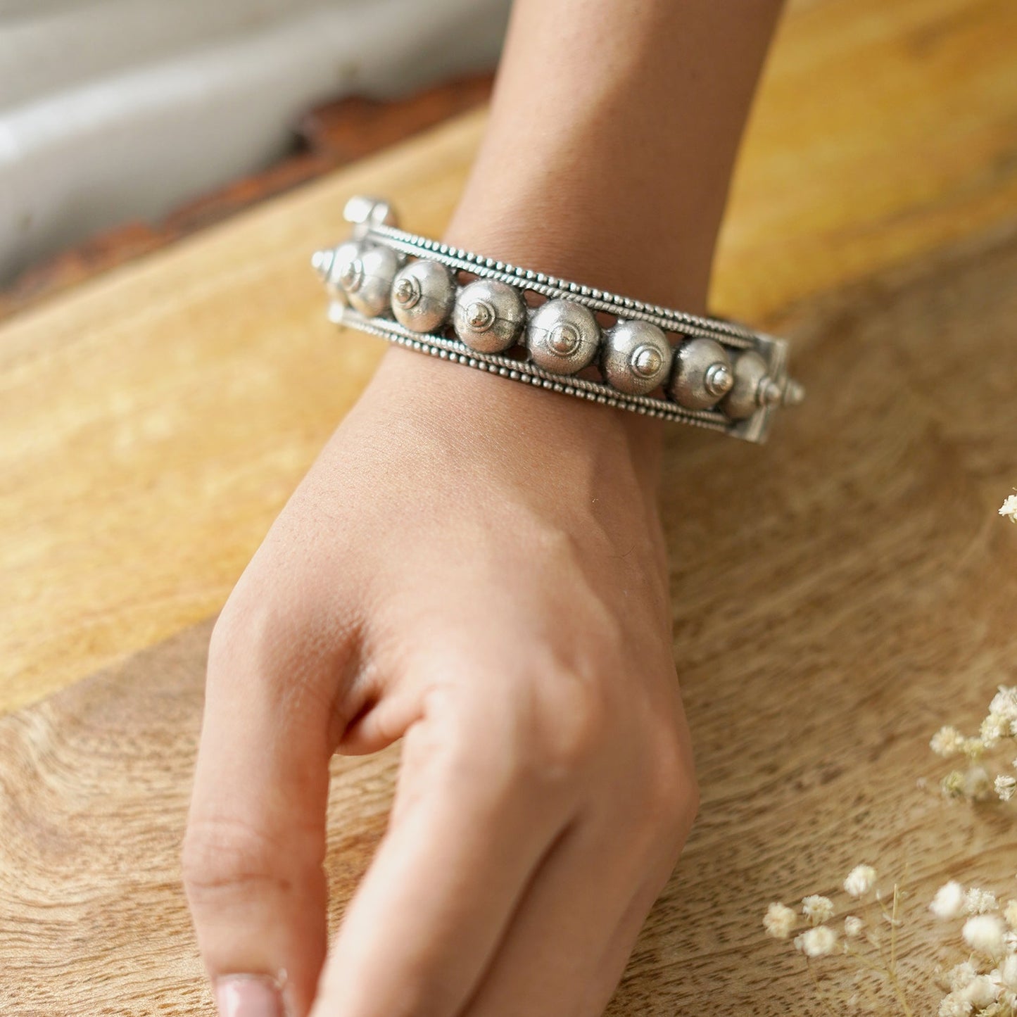 DEVI | Statement Kada Bracelet | Timeless bracelet - Bloom - By Sushmita