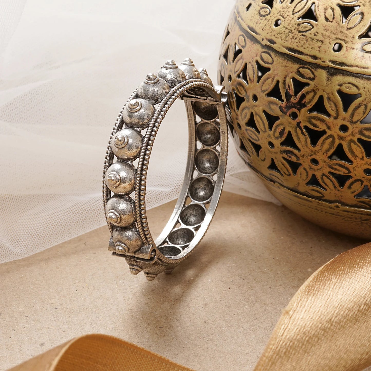 DEVI | Statement Kada Bracelet | Timeless bracelet - Bloom - By Sushmita
