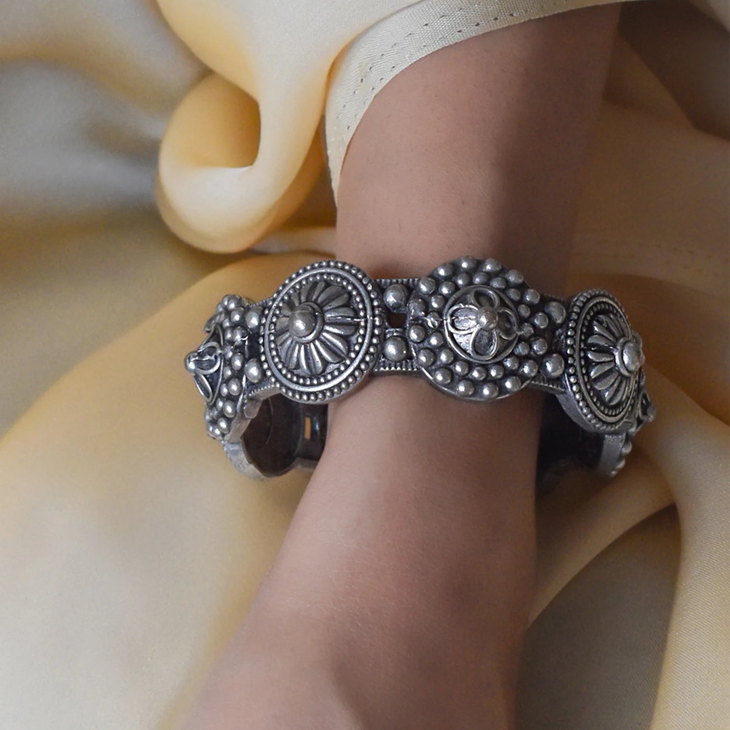 DEVI | Statement Kada Bracelet | Timeless bracelet - Bloom - By Sushmita
