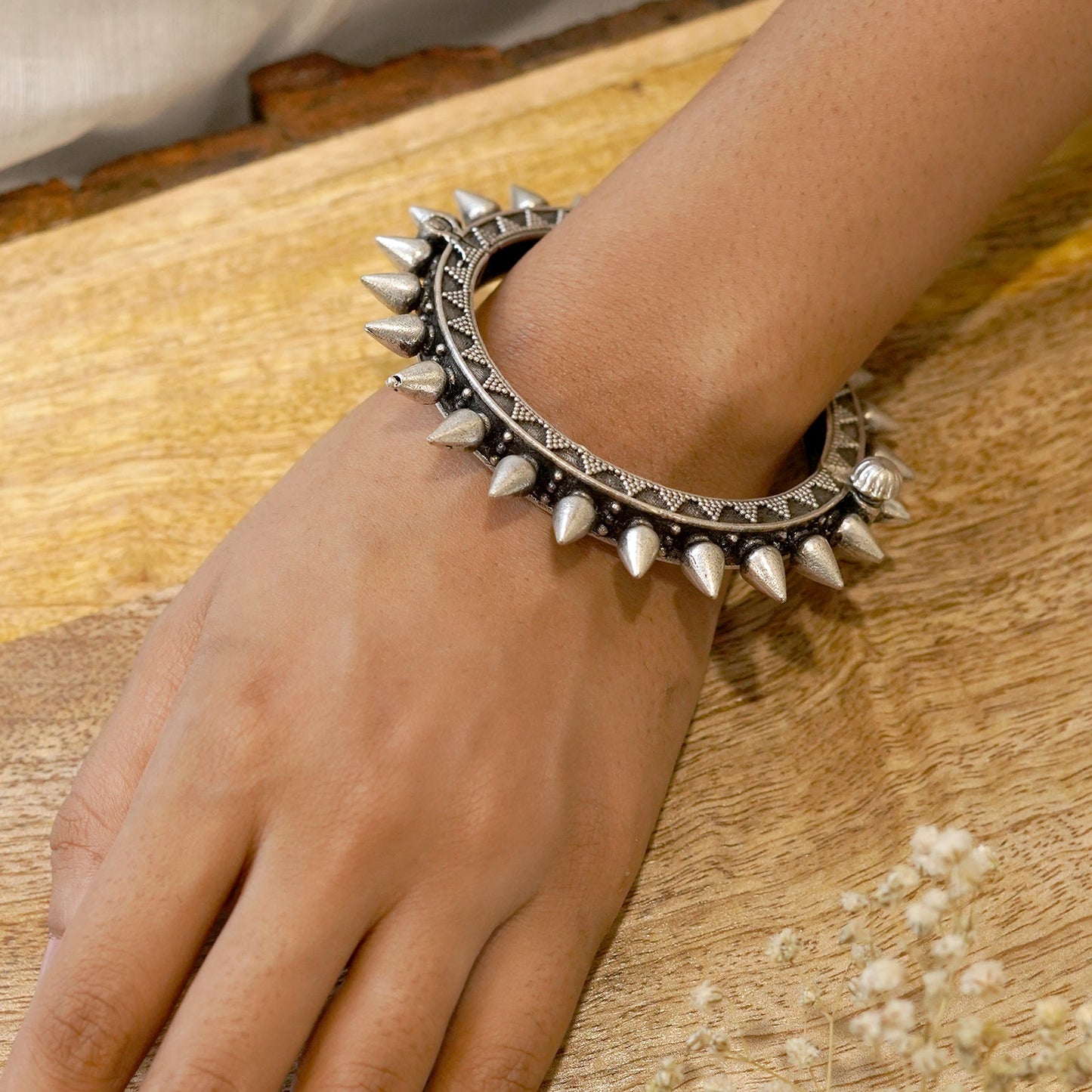 Statement Kada Bracelet | Timeless bracelet - Bloom - By Sushmita