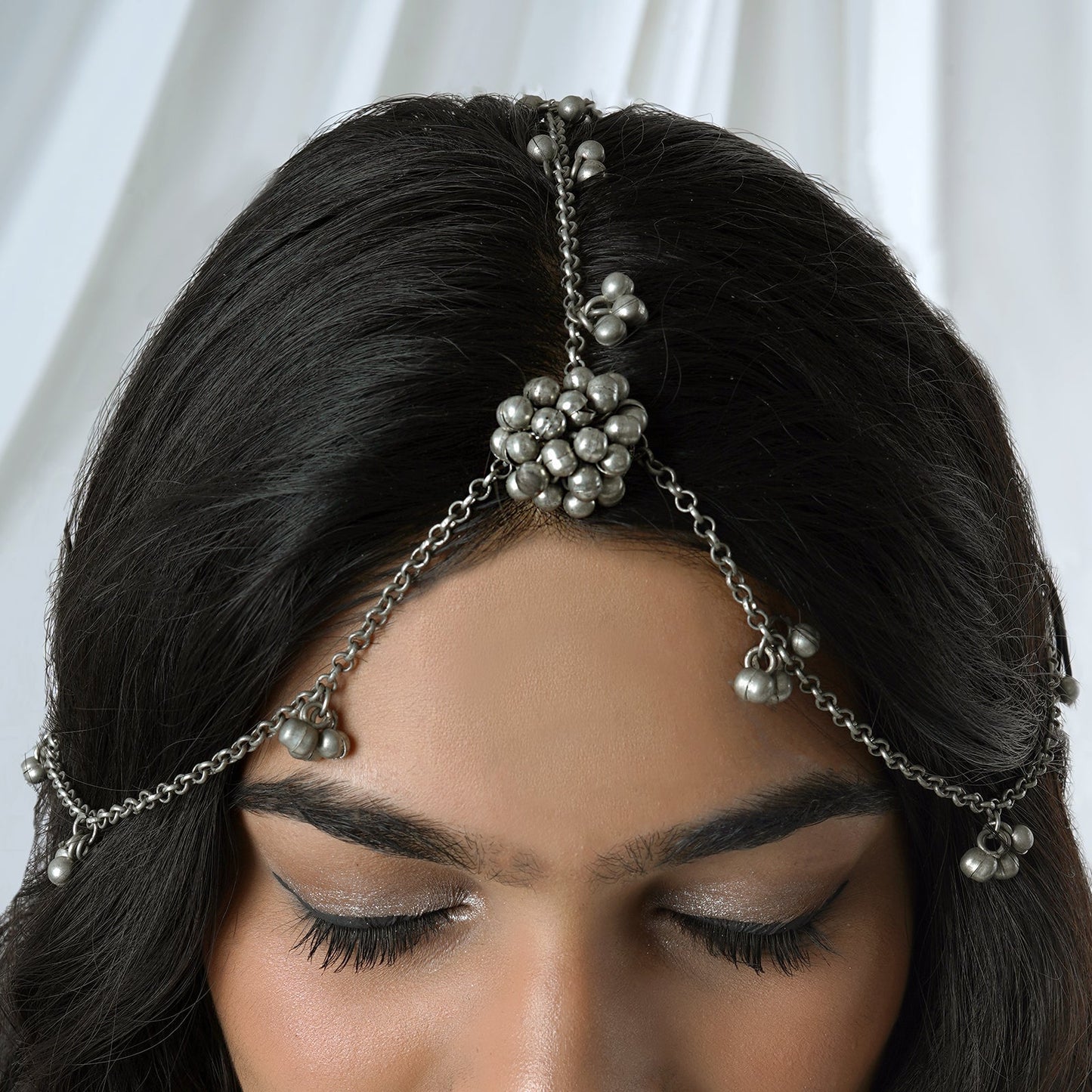 Ghungroo Hair Accessory | Mangtikka | Matha Patti - Bloom - By Sushmita