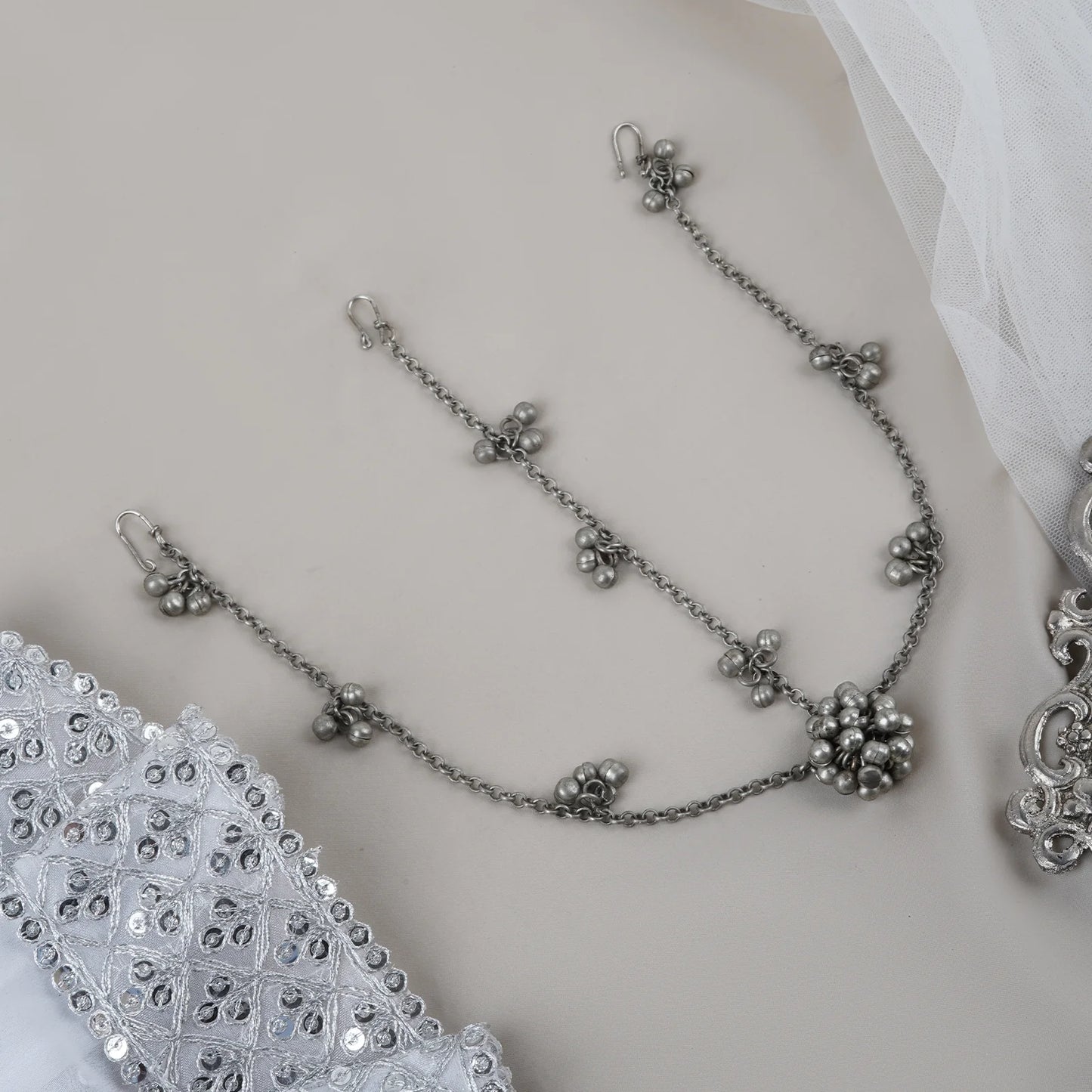 Ghungroo Hair Accessory | Mangtikka | Matha Patti - Bloom - By Sushmita