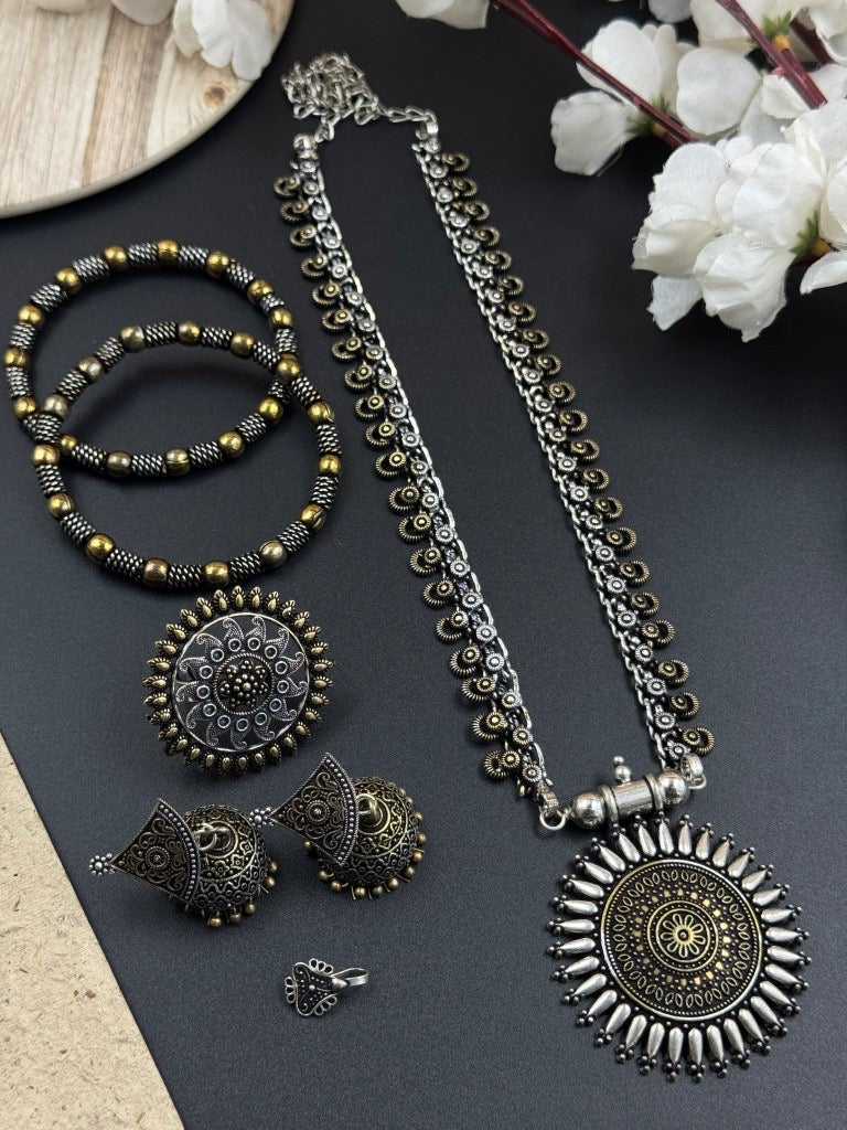 SHAHSHA 5-PIECE DUAL TONE GIFT SET