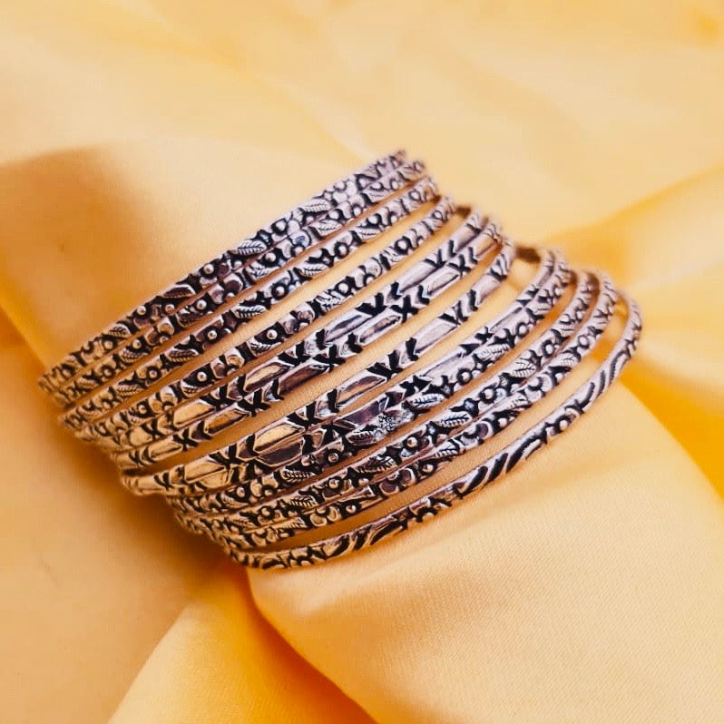 Sleek Bangles Set - Bloom - By Sushmita