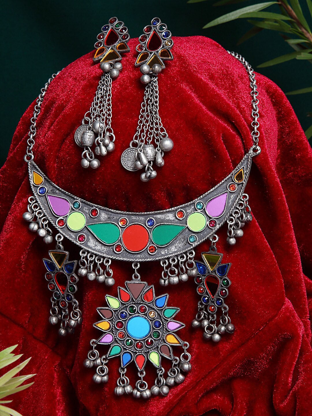 AFGHANI NECKLACE SET - Bloom - By Sushmita
