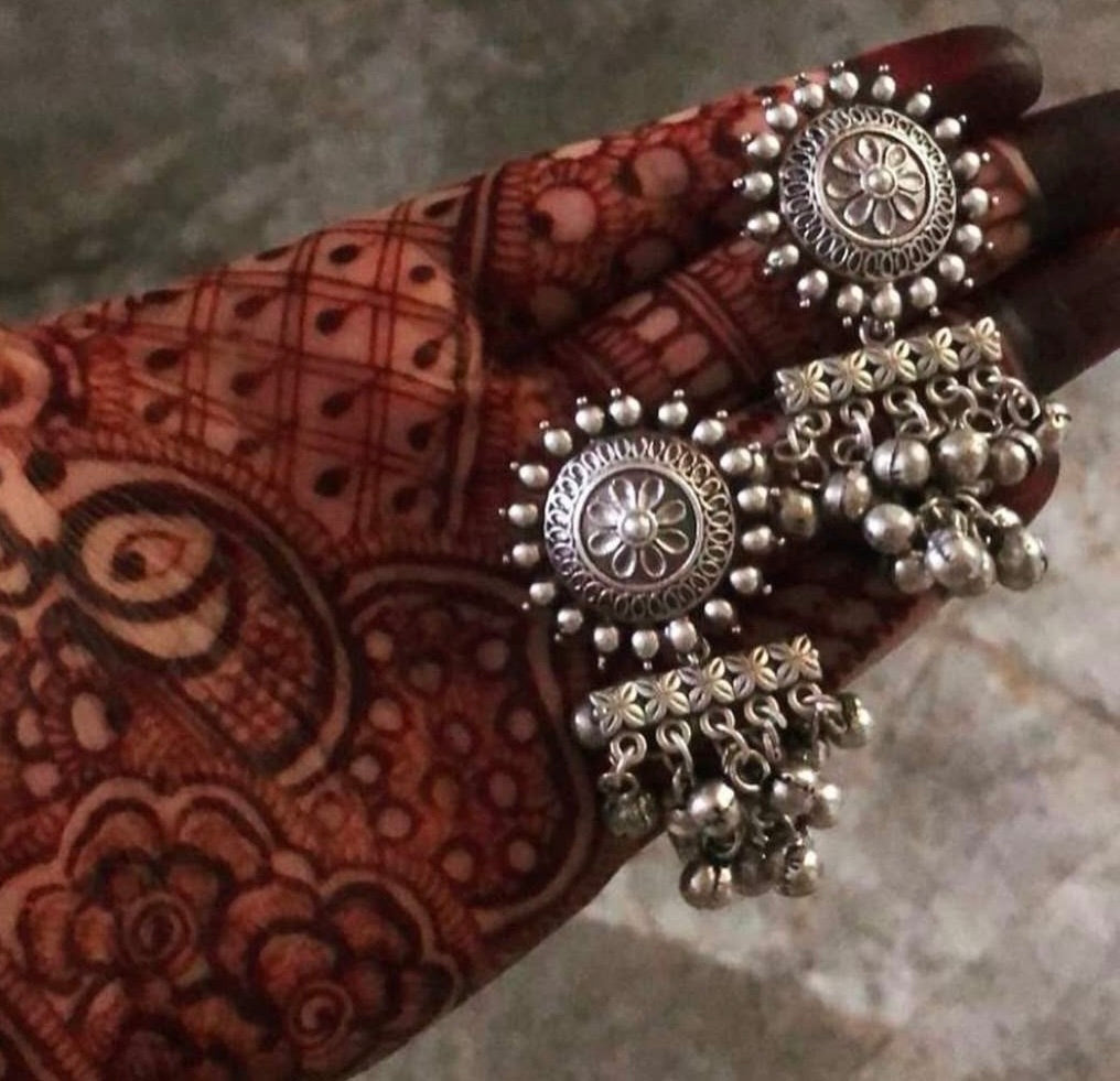 SAMARA EARRINGS | GHUNGAROO JHUMKA - Bloom - By Sushmita